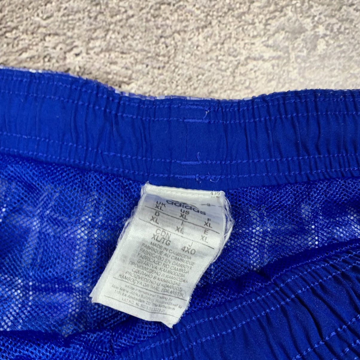 Vintage Vintage Y2K Adidas Checkered Shorts Streetwear Blue Slim 36 Size US 36 / EU 52 - 5 Thumbnail