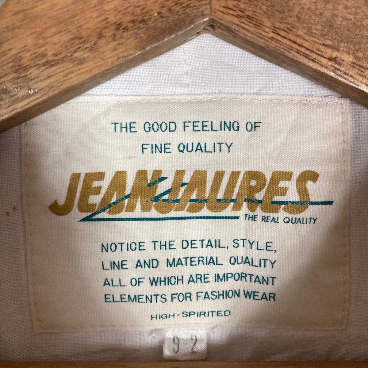 Vintage Vintage Jean Jaures Flat Button Jacket Size US XL / EU 56 / 4 - 6 Thumbnail