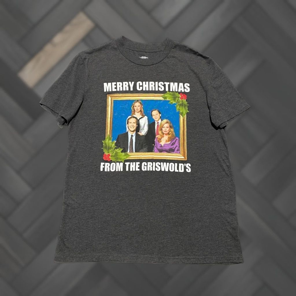 Vintage National Lampoon's T-Shirt Men's Large Gray Christmas Vacation Griswolds Movie Size US L / EU 52-54 / 3 - 1 Thumbnail
