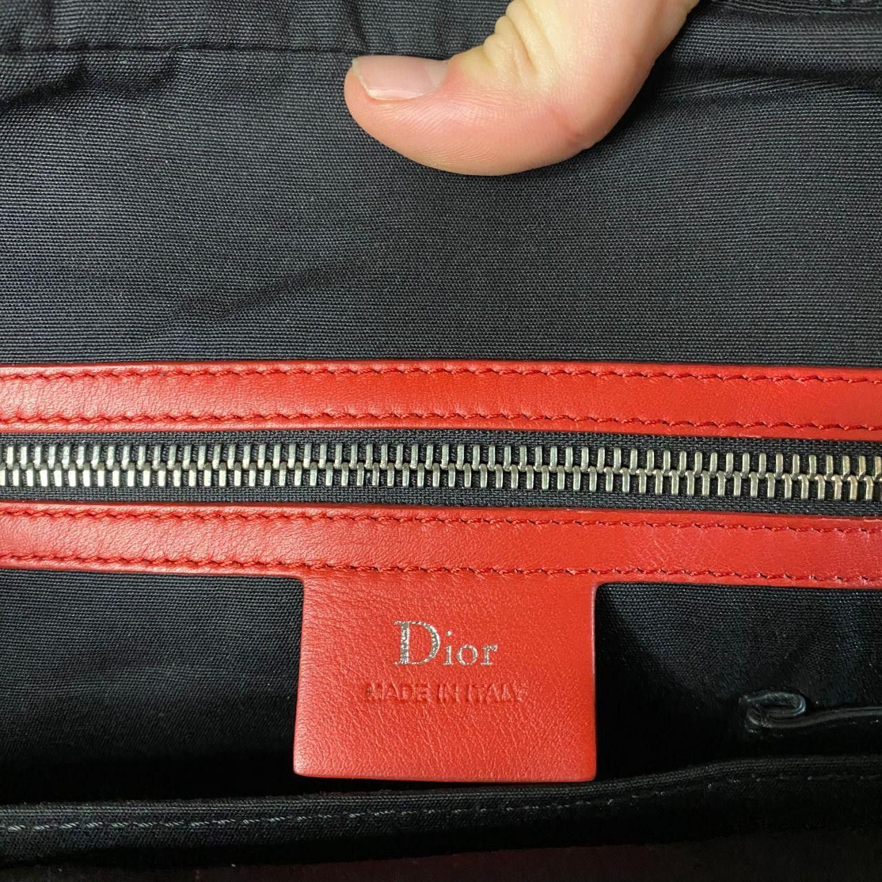 1/1 Dior FW17 Runway Gradient Leather Black Messenger Bag