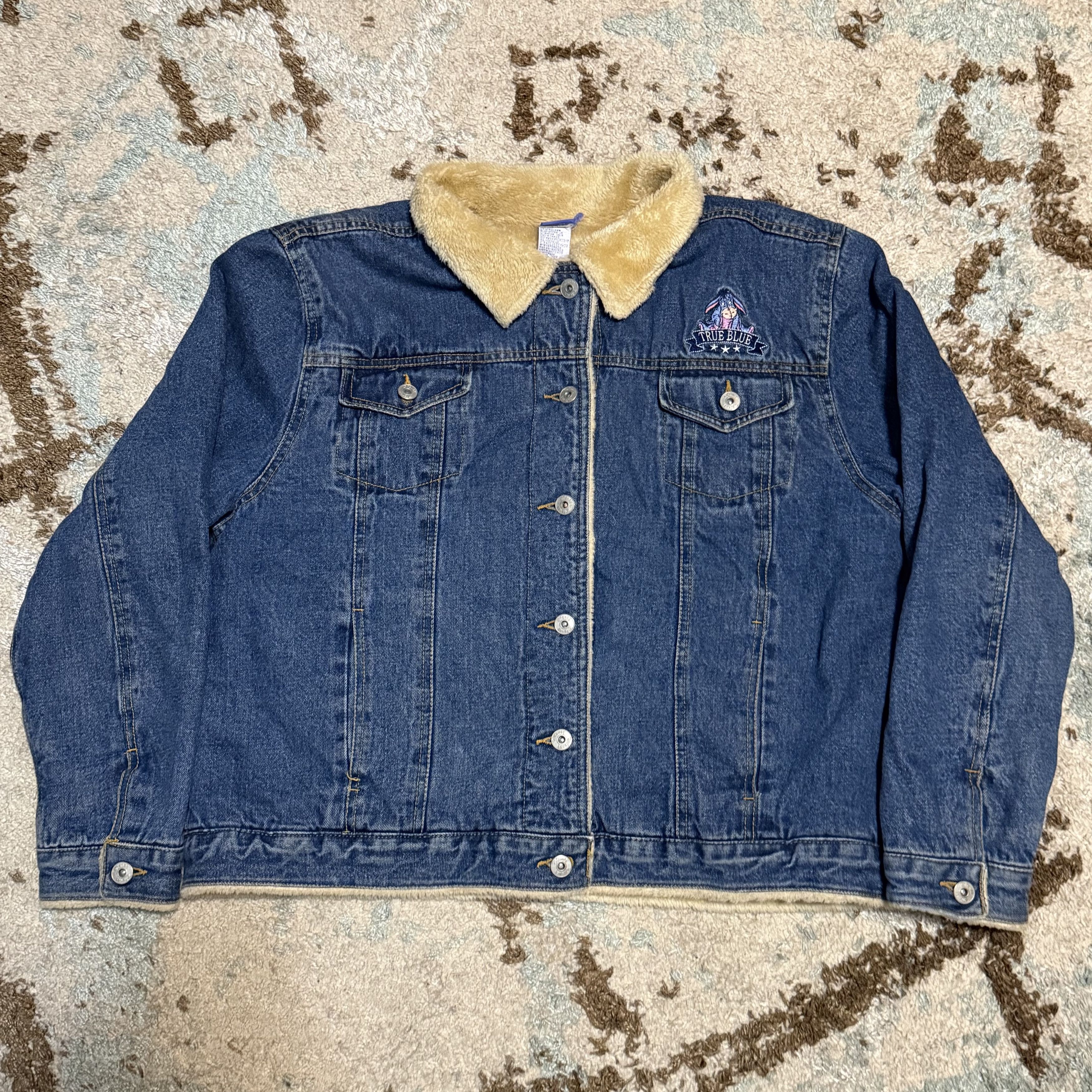 Disney Vintage Disney Eeyore True Blue Denim Jacket Size XL Size XL / US 12-14 / IT 48-50 - 2 Thumbnail