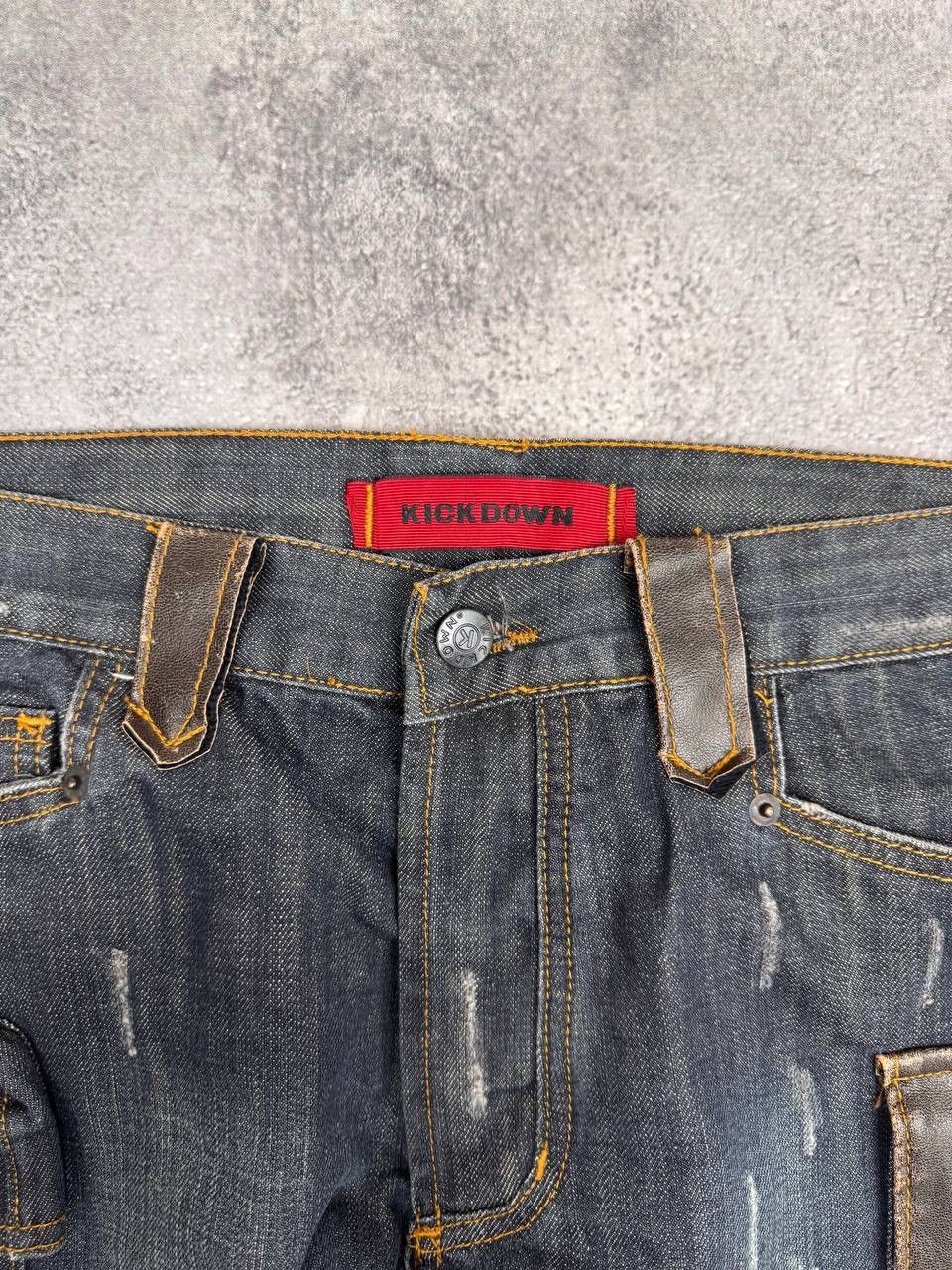 Other Kickdown Avant Garde Multipocket Pocket Men's Jeans Navy Size US 34 / EU 50 - 4 Thumbnail