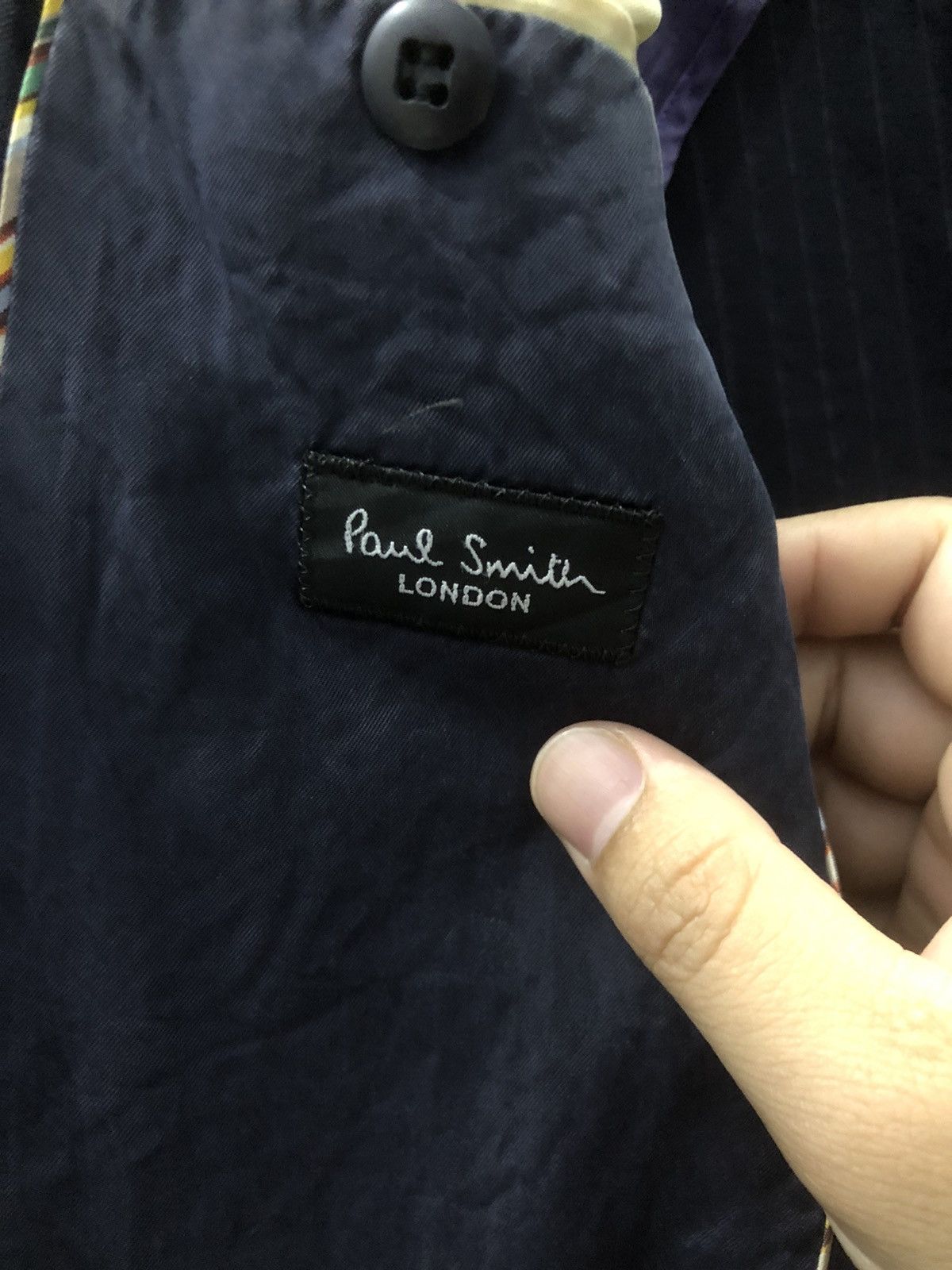 Cerruti 1881 × Paul Smith Paul Smith x Cerruti 1881 stripe blazer single breasted Size 38R - 10 Thumbnail