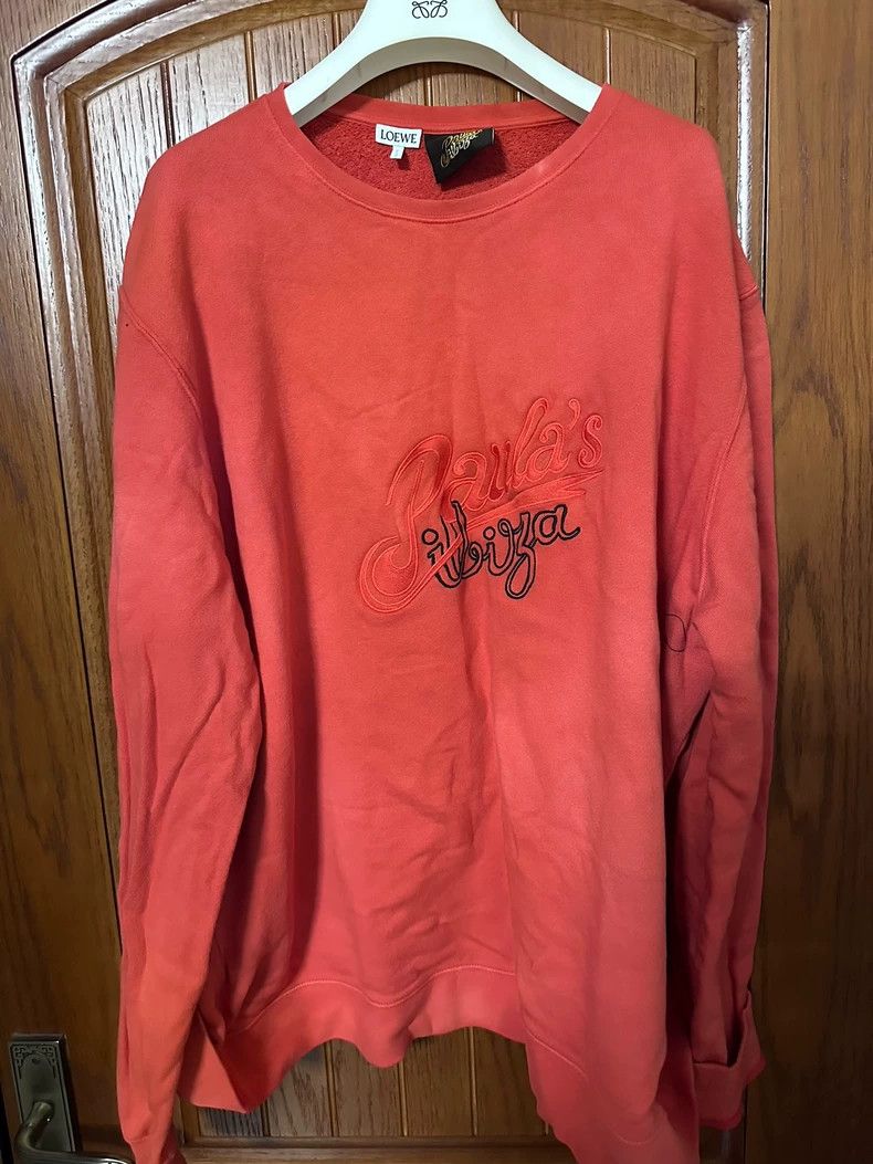 Loewe LOEWE Make an old long-sleeved round-neck hoodie Size US XL / EU 56 / 4 - 7 Thumbnail