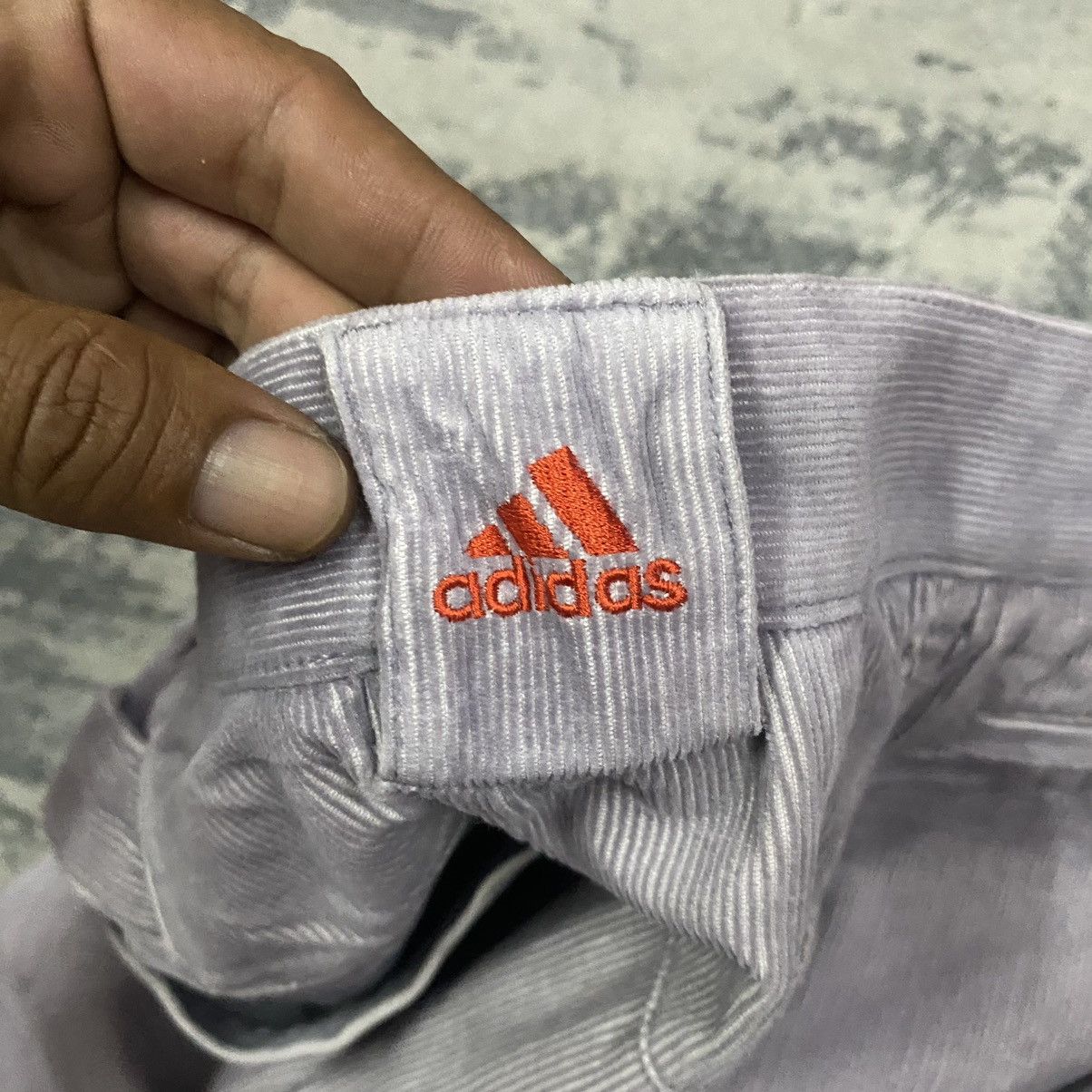 Vintage Vintage Adidas Purple Buckle Back Baggy Corduroy Pants Size US 33 - 6 Thumbnail