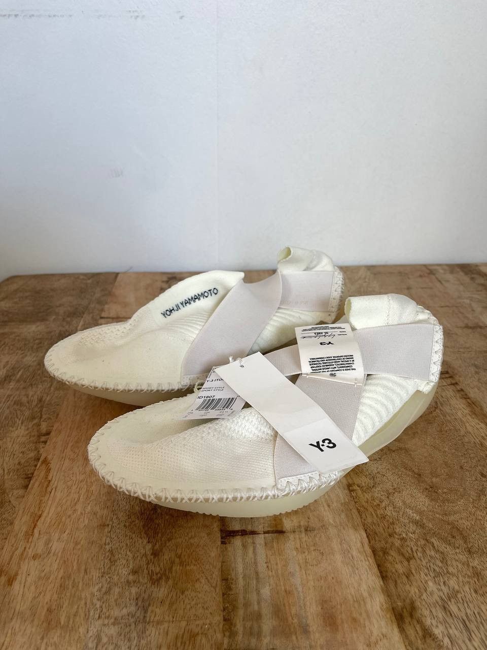 image of Adidas x Yohji Yamamoto Y-3 Itogo Low Top Sneaker in Cream/White, Men's (Size 8)