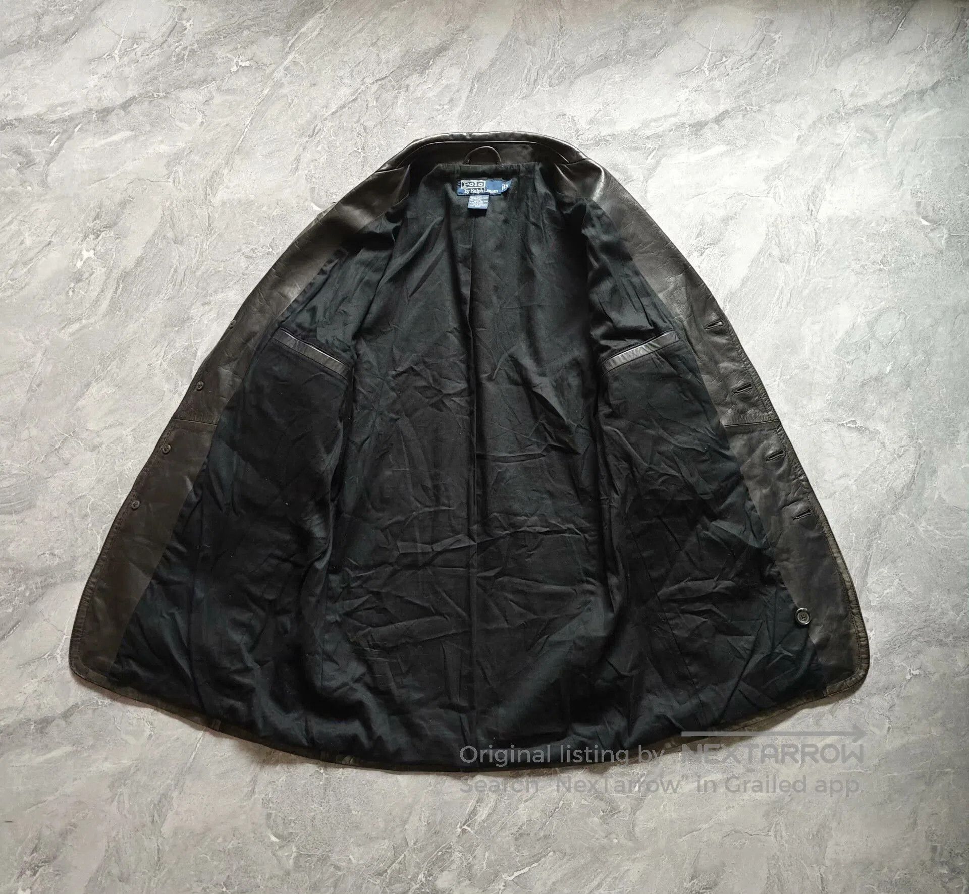 Polo Ralph Lauren soft black leather jacket by polo ralph lauren. Size US M / EU 48-50 / 2 - 2 Thumbnail