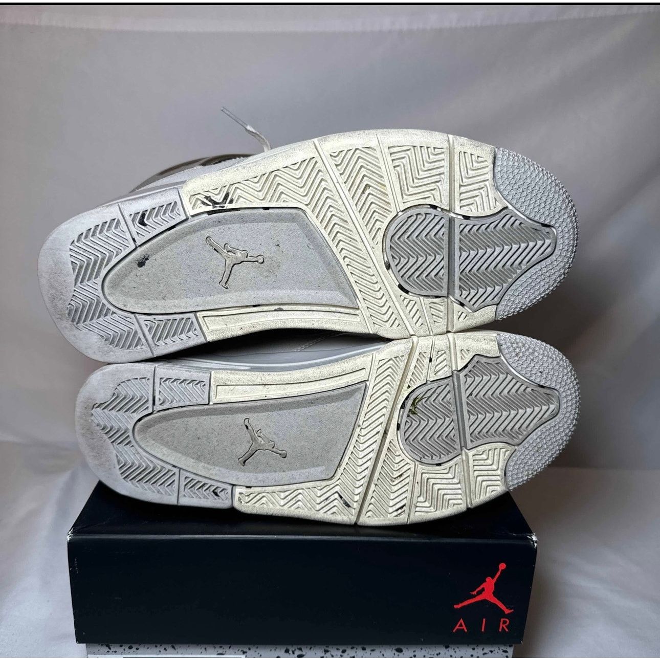 Jordan Brand × Nike Size 9.5 Wmns Air Jordan 4 Retro Frozen Moments Womens Shoes Size US 9.5 / IT 39.5 - 6 Thumbnail