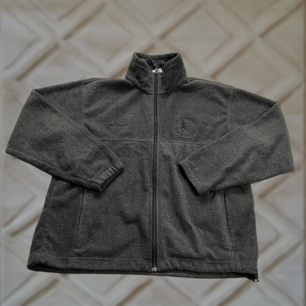 Vintage Columbia Steens Mountain Fleece Jacket Mens Large Dark Gray Full Zip Outdoor Jacket Size US L / EU 52-54 / 3 - 1 Thumbnail