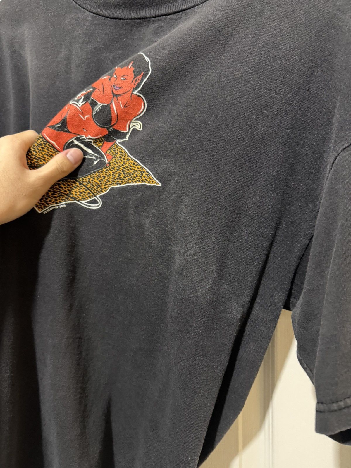 Vintage Vintage 90s Coop Devil Art Tee Size US XL / EU 56 / 4 - 6 Thumbnail