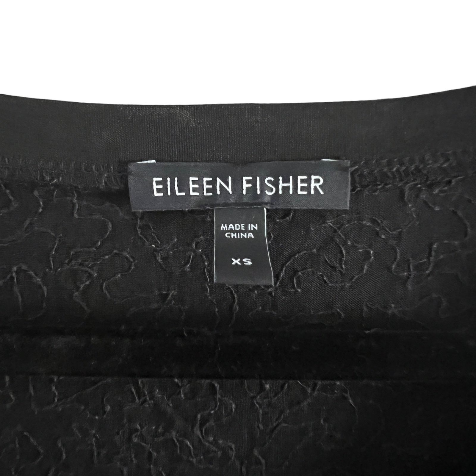 Eileen Fisher Eileen Fisher Black Sequin Asymmetric Silk Tank Top XS Size XS / US 0-2 / IT 36-38 - 6 Thumbnail