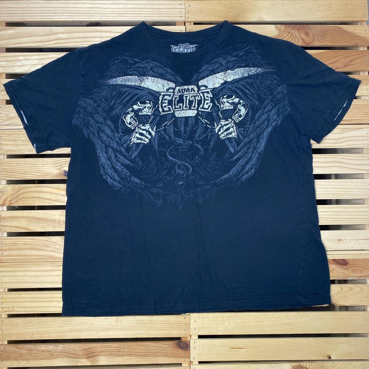 Other MMA Elite Twin Reapers Black Boxy Y2K Fightwear Tee Size XL Size US XL / EU 56 / 4 - 1 Thumbnail