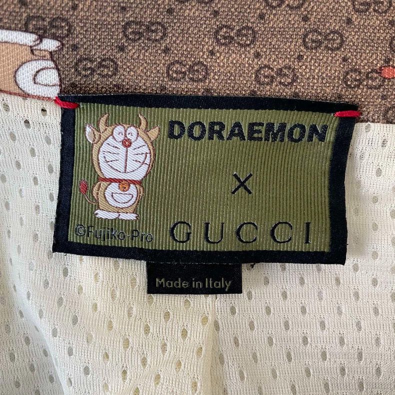 Gucci Gucci Brown Doraemon Full Print Zipper Jacket 2501-Nextarro Size US L / EU 52-54 / 3 - 6 Thumbnail