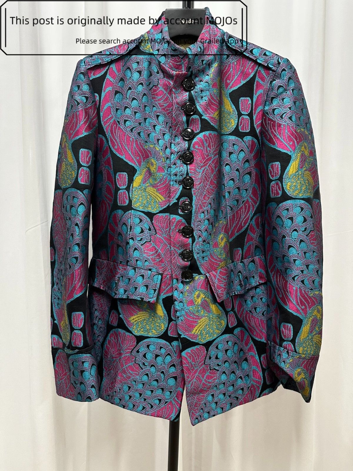 Dries Van Noten Sz 44 Dries Van Noten 16AW Fantasy Color Pattern Jacket Size US S / EU 44-46 / 1 - 1 Thumbnail