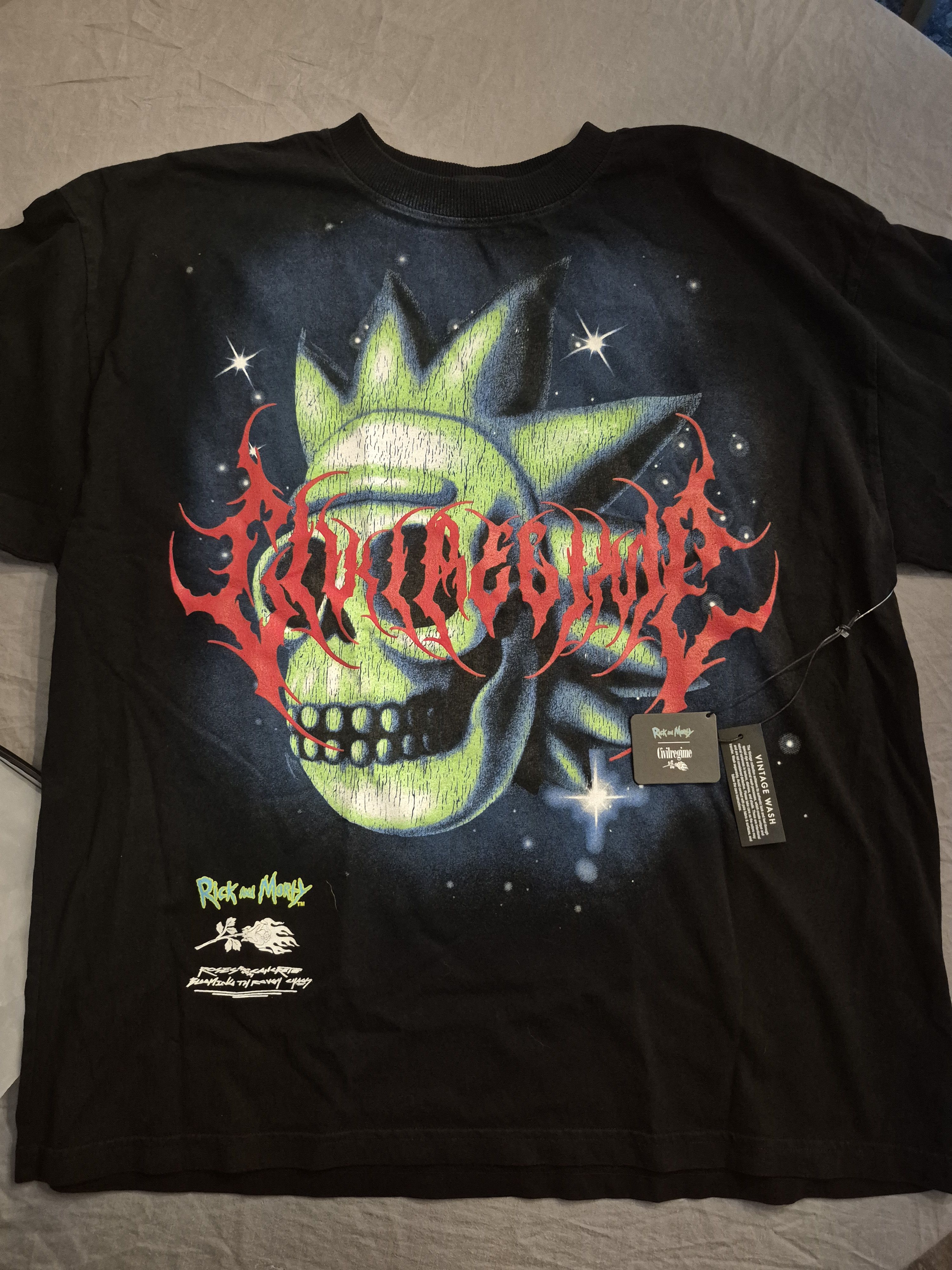 Civil Regime x Rick Morty Collab Oversized XL Tee