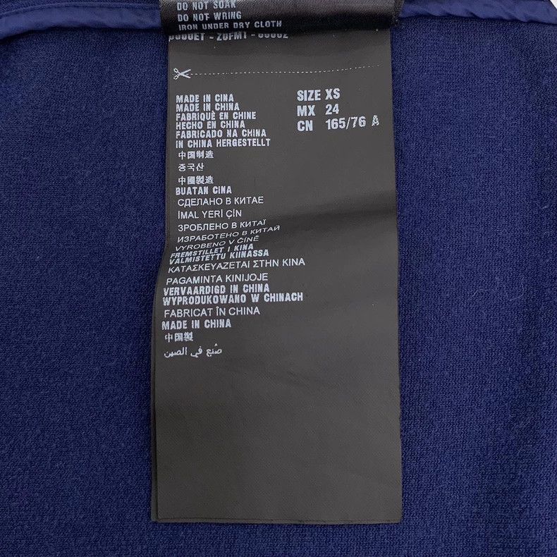 Prada Prada Blue logo adhesive velvet hooded zipper jacket 2501-N Size US XS / EU 42 / 0 - 7 Thumbnail
