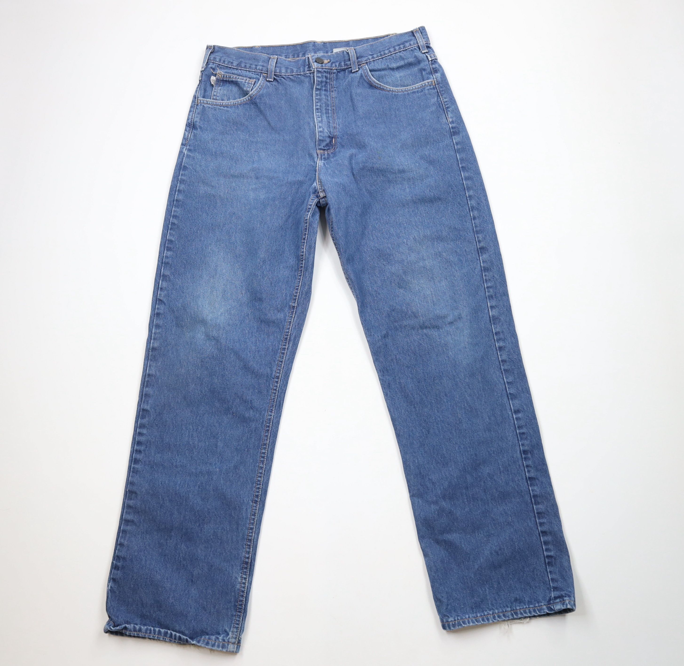 Carhartt × Vintage Vintage Carhartt FR Denim Jeans Fire Flame Resistant Size US 36 / EU 52 - 1 Thumbnail
