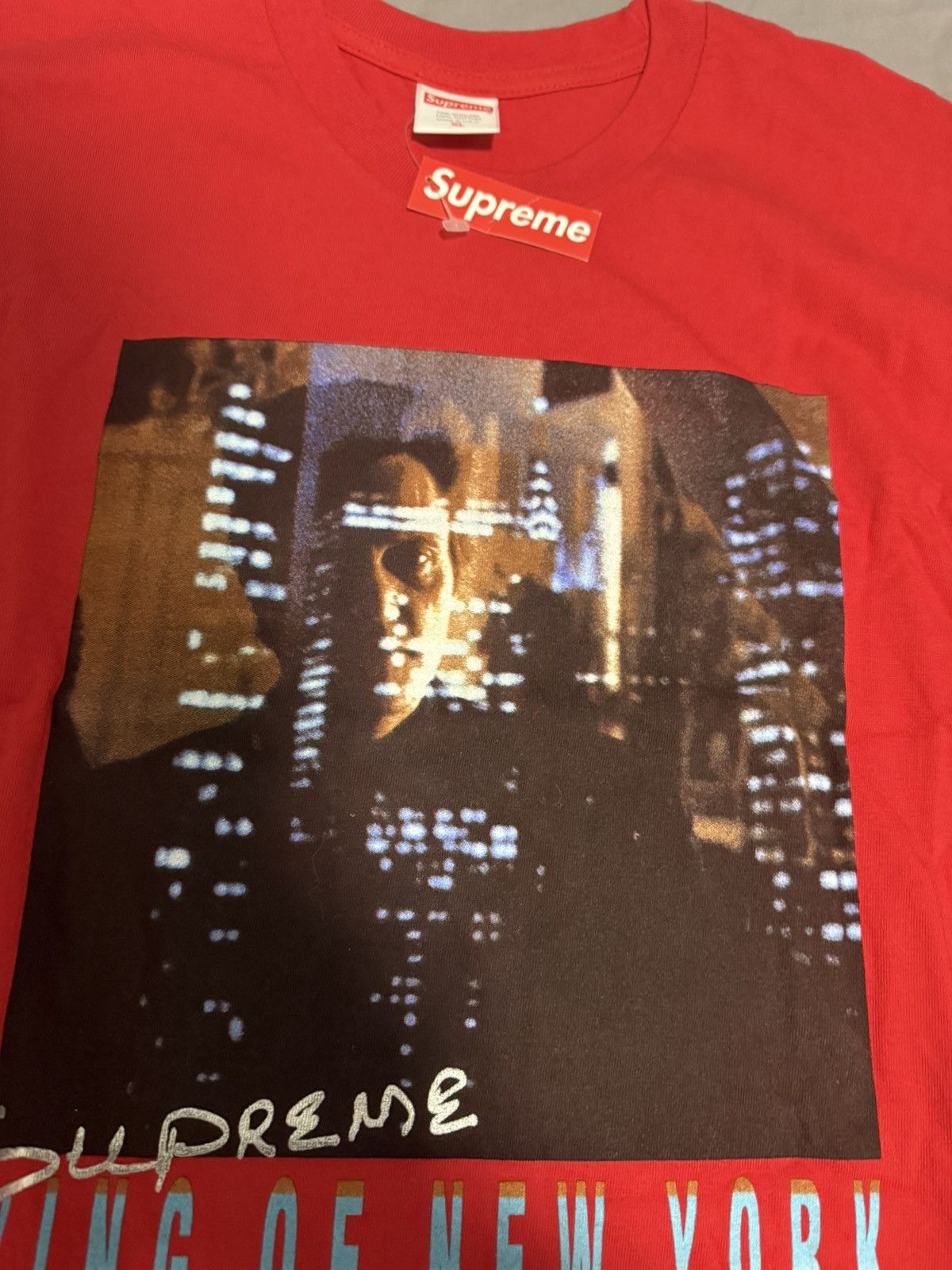 Supreme Supreme king of new York tee T-shirt red Size US XL / EU 56 / 4 - 2 Thumbnail