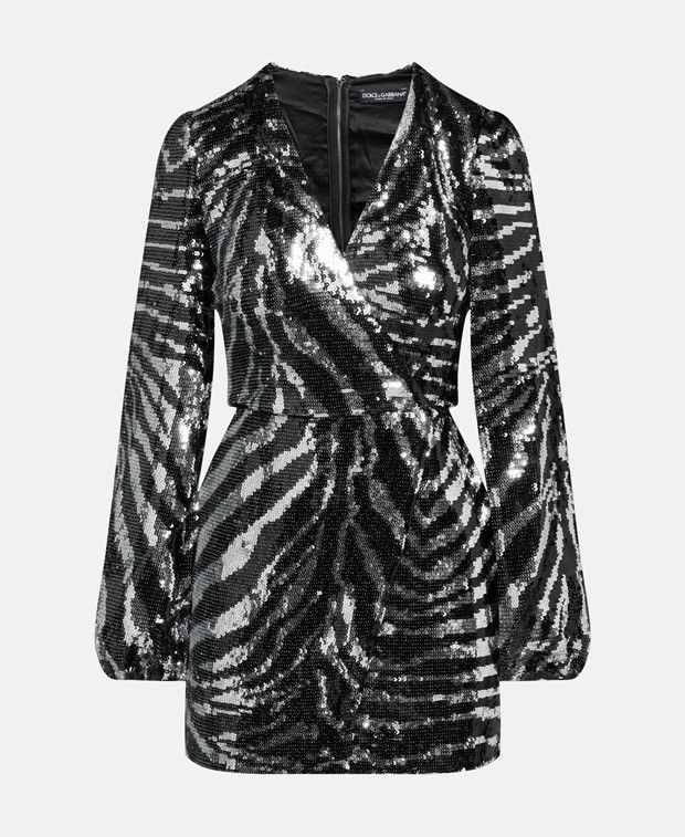 Dolce & Gabbana Sequinned dress Size XXS / US 00 / IT 34 - 1 Thumbnail