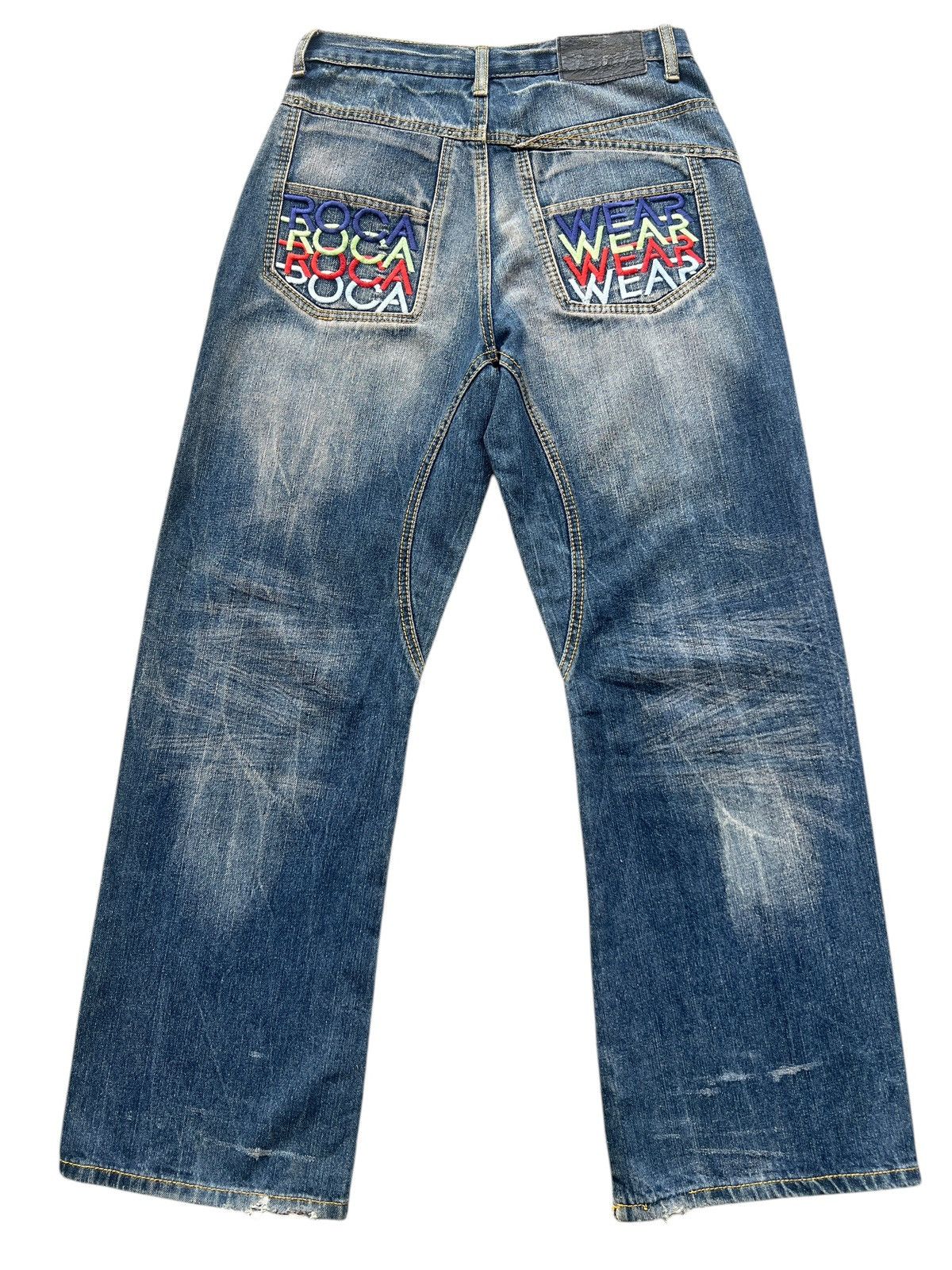 Rocawear Rocawear Wide Baggy Denim Jeans 29x29 Size US 29 - 3 Thumbnail
