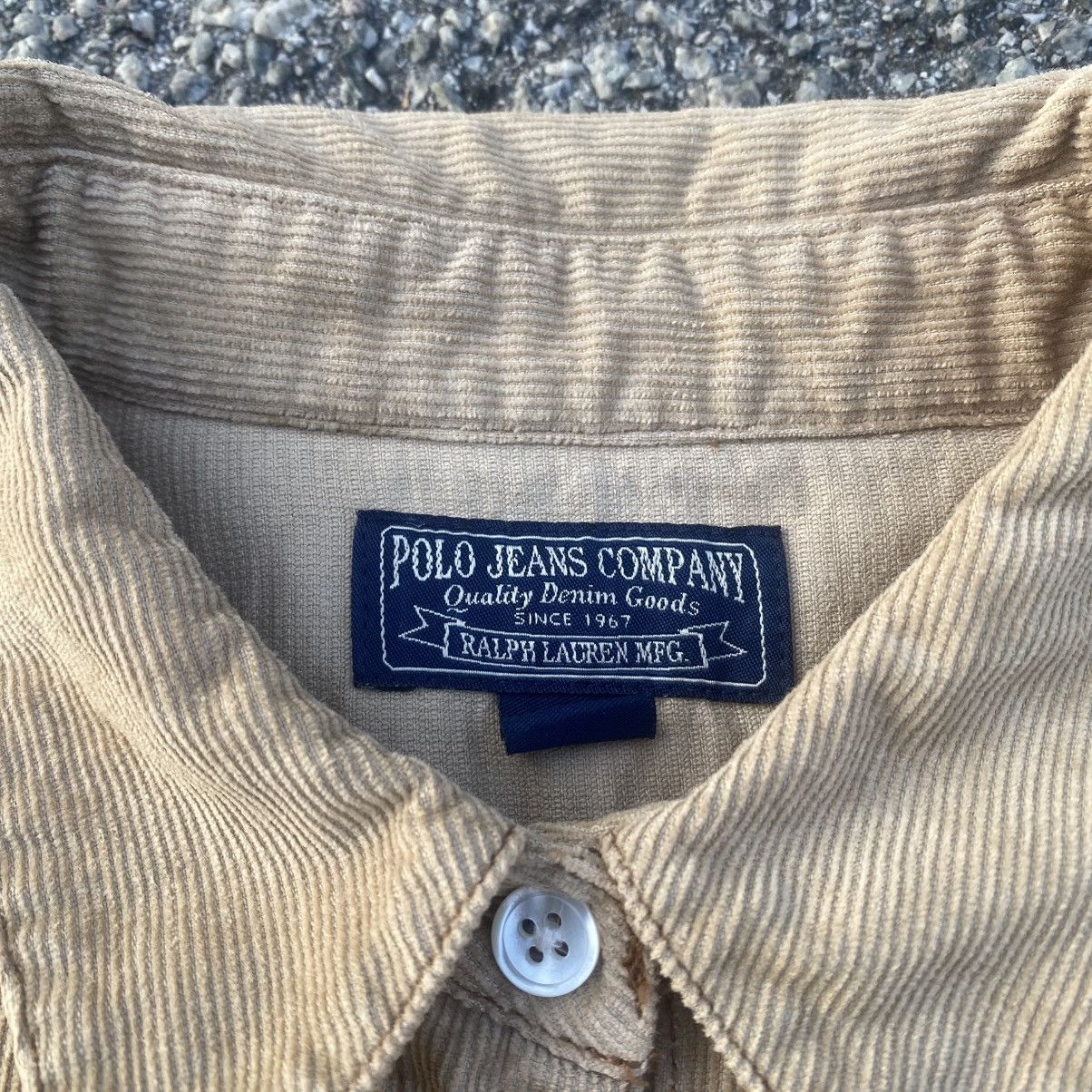 Polo Ralph Lauren 1990s Polo Denim Company RRL Cord Western Shirt Size S / US 4 / IT 40 - 7 Thumbnail