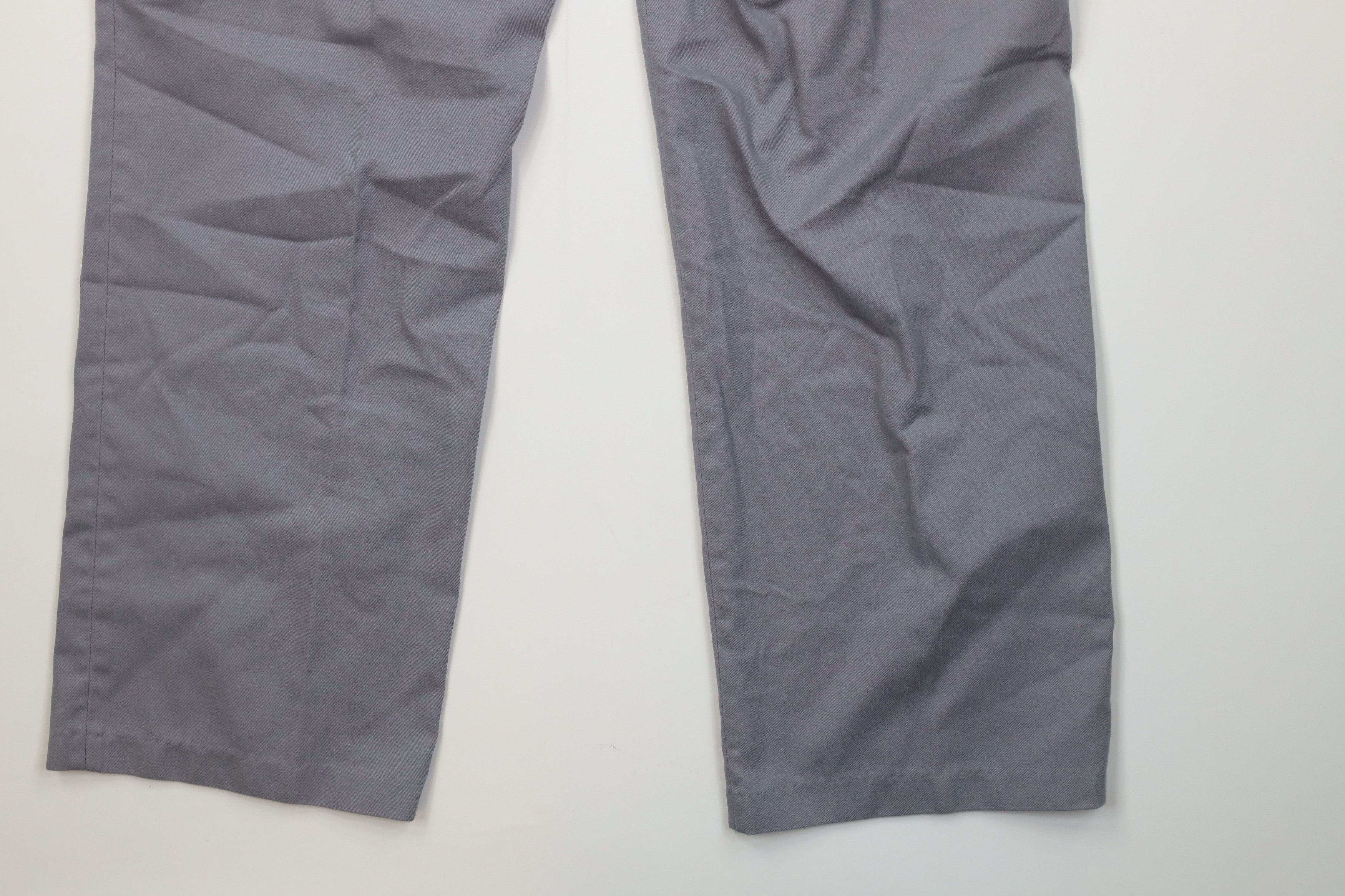 Vintage Vintage 70s Streetwear Wide Leg Chino Pants Trousers Gray Size US 34 / EU 50 - 13 Thumbnail