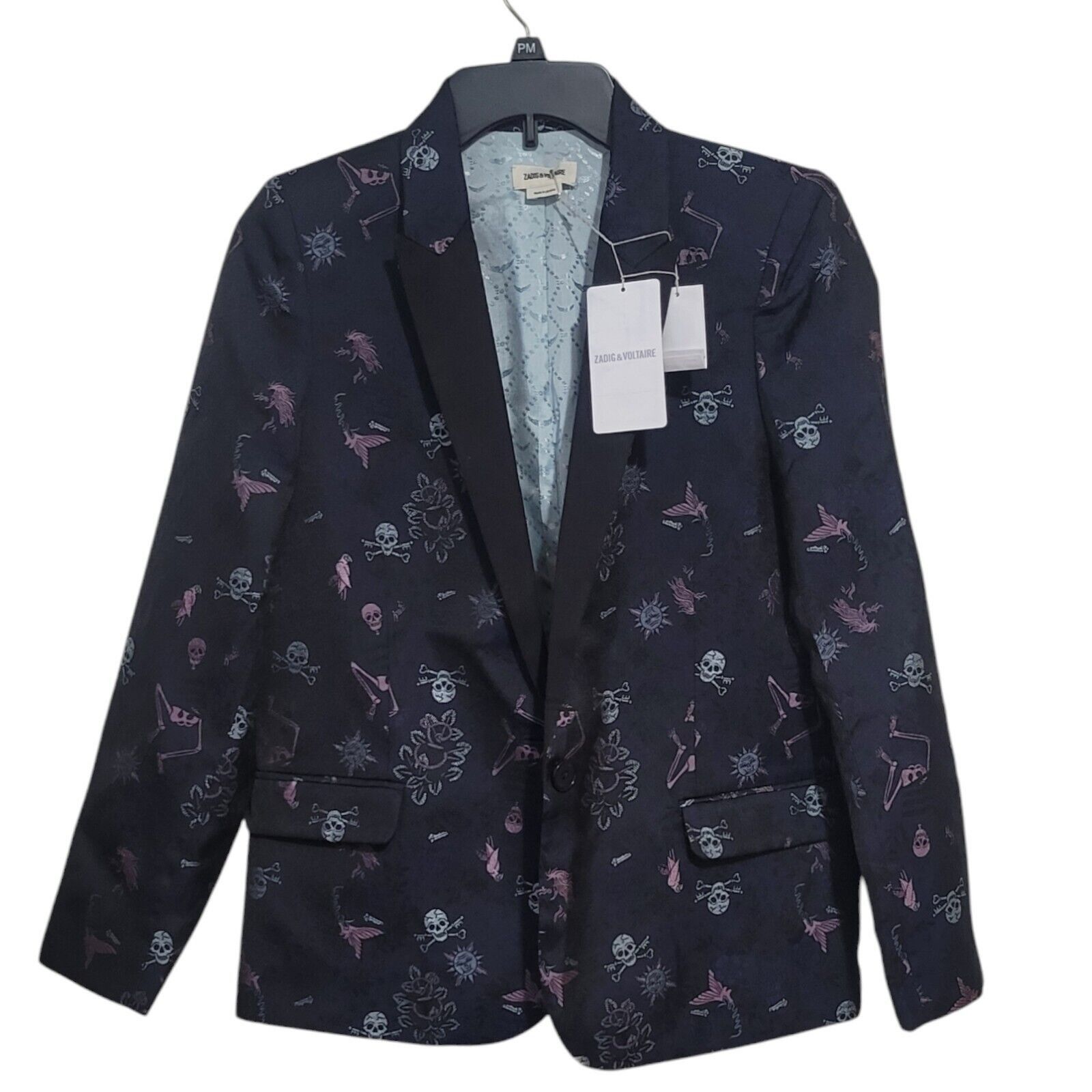 Zadig & Voltaire Zadig & Voltaire Victor Jac Tattoo Marine Women's Blazer Size S / US 4 / IT 40 - 4 Thumbnail