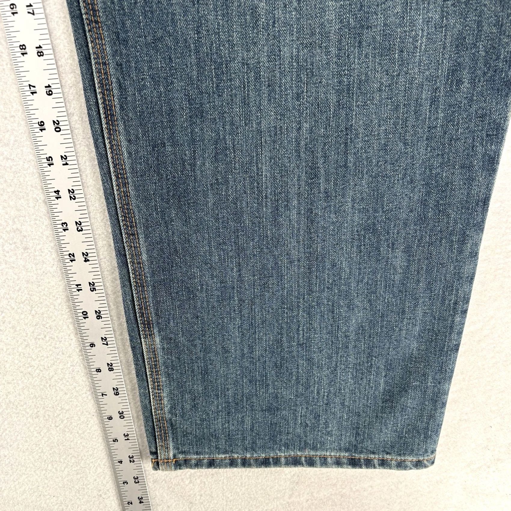 Carhartt VINTAGE Carhartt Holter Jeans Mens 50x32 Blue Medium Wash Relaxed Straight Denim NWT Size US 34 / EU 50 - 7 Thumbnail