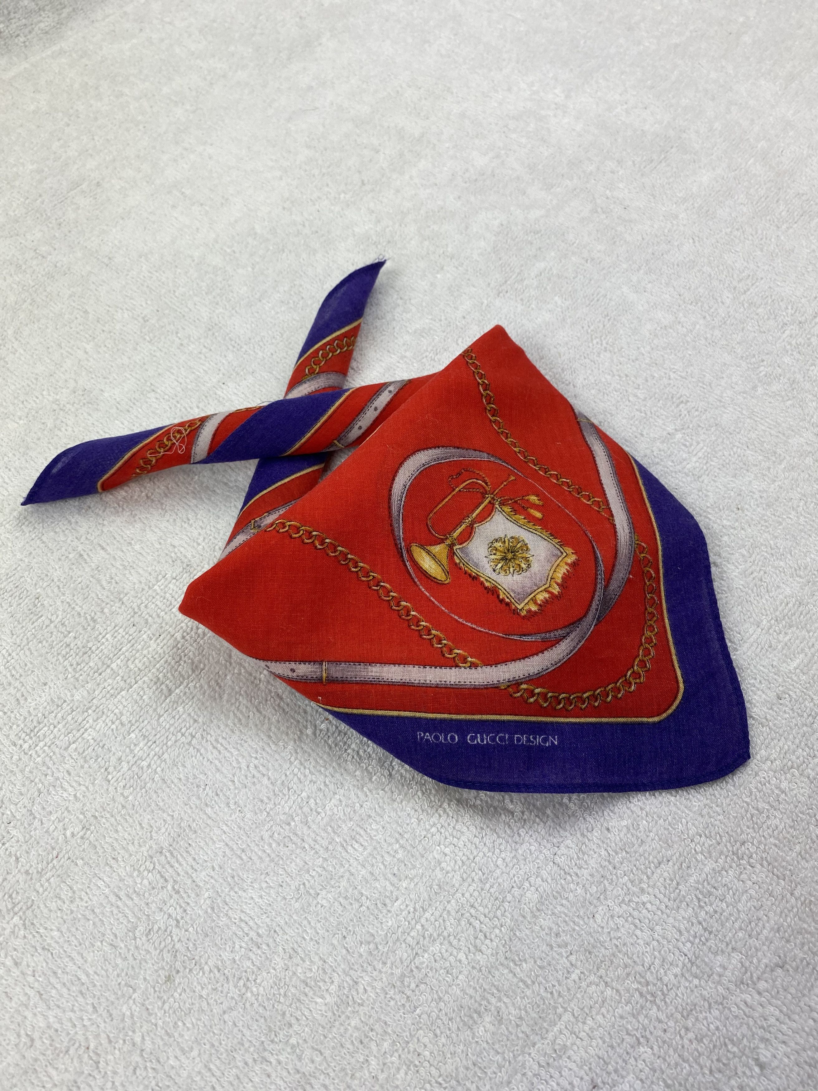 Paolo Gucci Paolo Gucci Handkerchief / Bandana / Neckerchief Size ONE SIZE - 1 Thumbnail