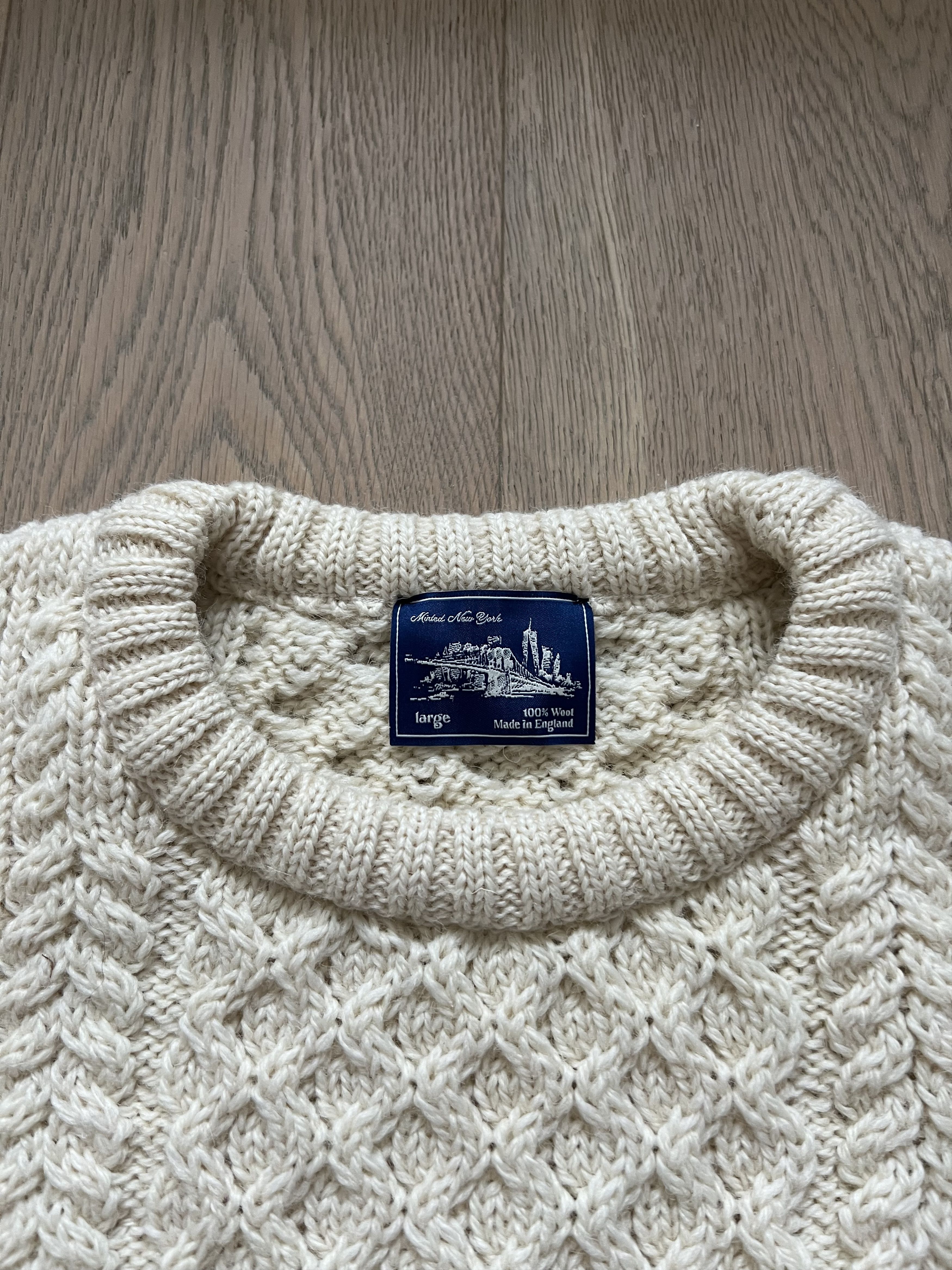 Minted New York Minted New York - Cable Knit Sweater Size US L / EU 52-54 / 3 - 2 Thumbnail