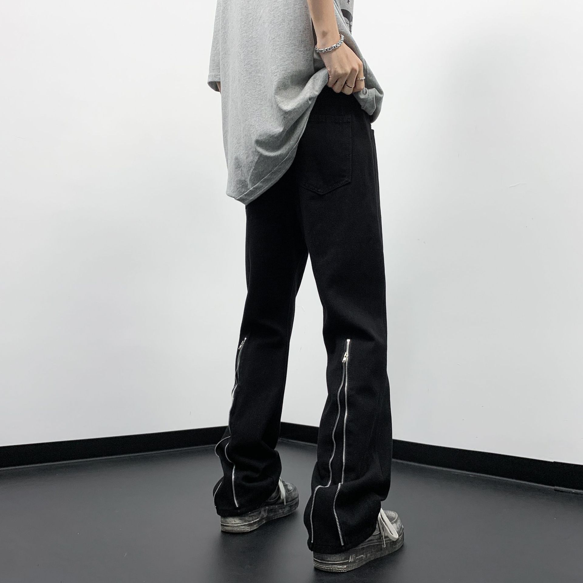 Japanese Brand × Jean Retro loose straight leg wide leg jeans Size US 30 / EU 46 - 1 Thumbnail