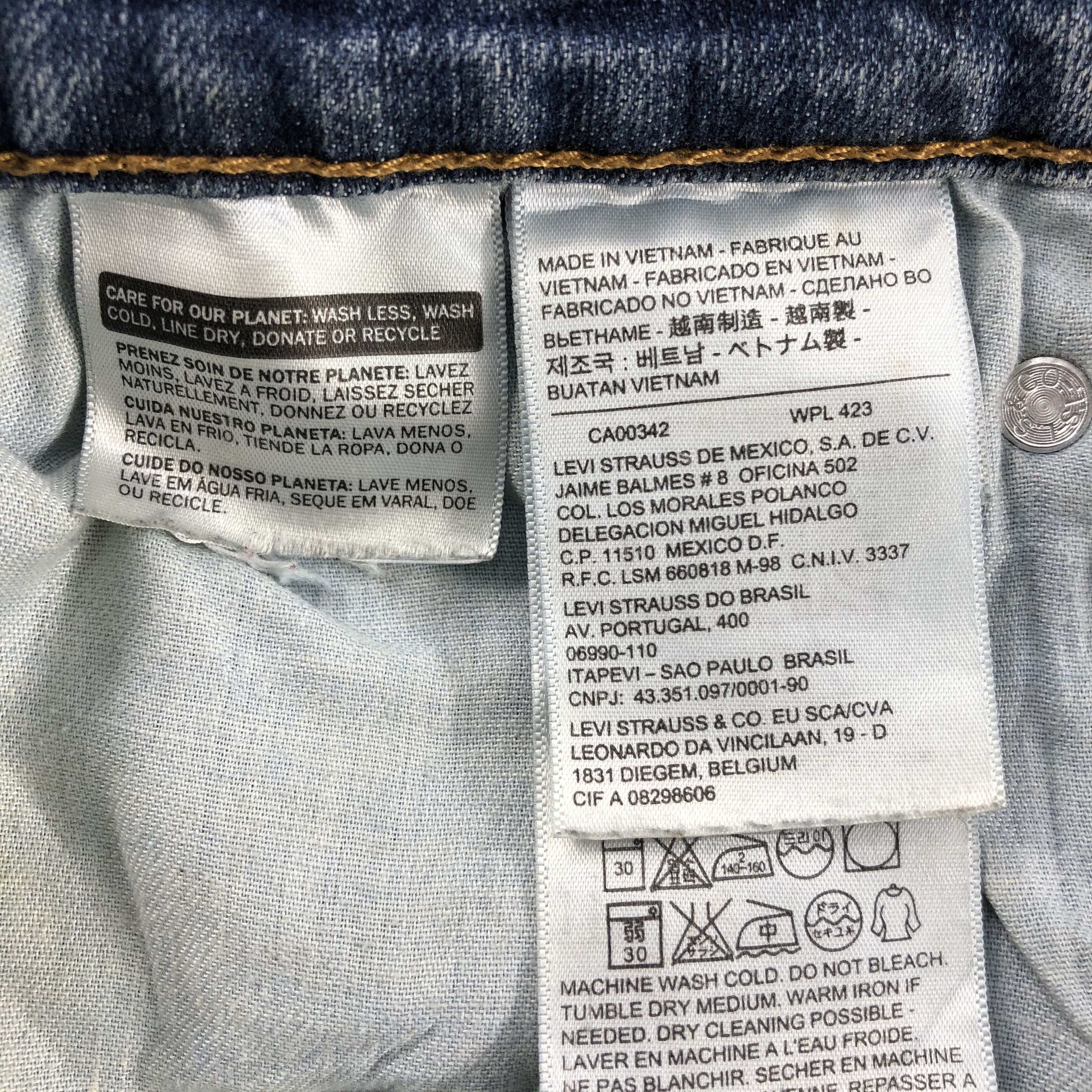 Levi's × Vintage Vintage Blue Wash Levis 505 Jeans-JM1462 Size US 32 / EU 48 - 10 Thumbnail