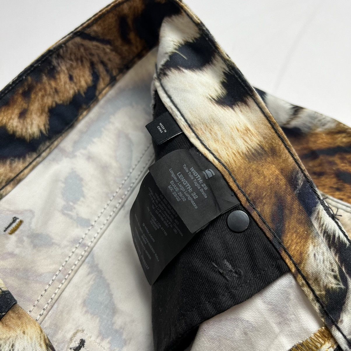 G-Star × Pharrell G star Raw x Pharell 3D tiger print boyfriend jeans Size 29" - 4 Thumbnail