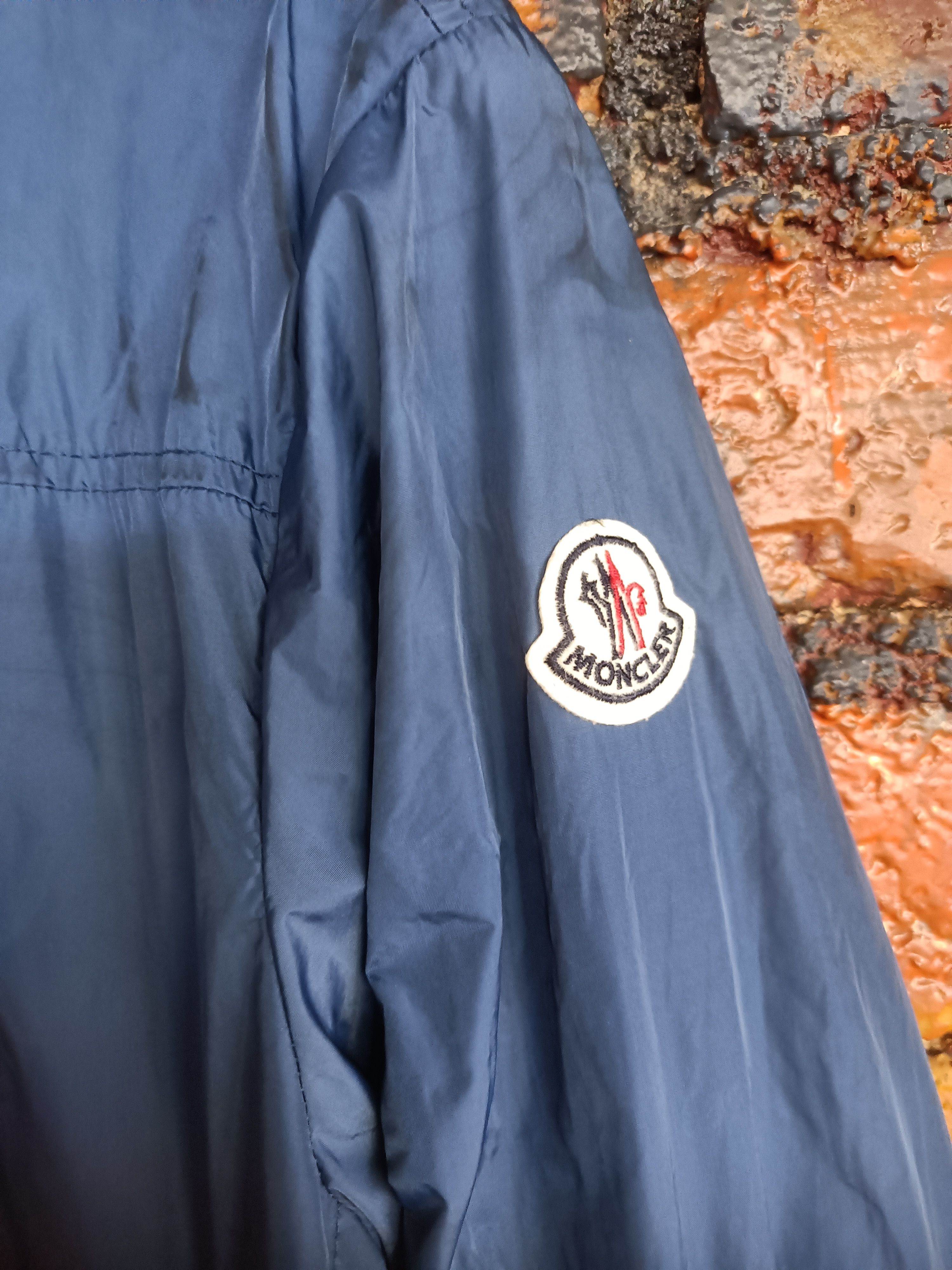 Moncler Vintage Moncler Windbreaker Jacket Size US XL / EU 56 / 4 - 2 Thumbnail