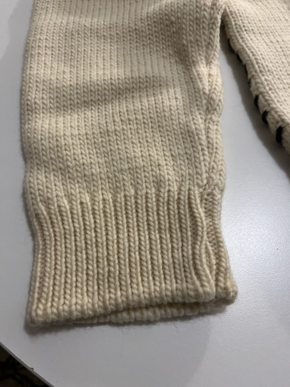 Osklen Osklen Wool Oversized Off-white Knit Sweater Size US M / EU 48-50 / 2 - 10 Thumbnail