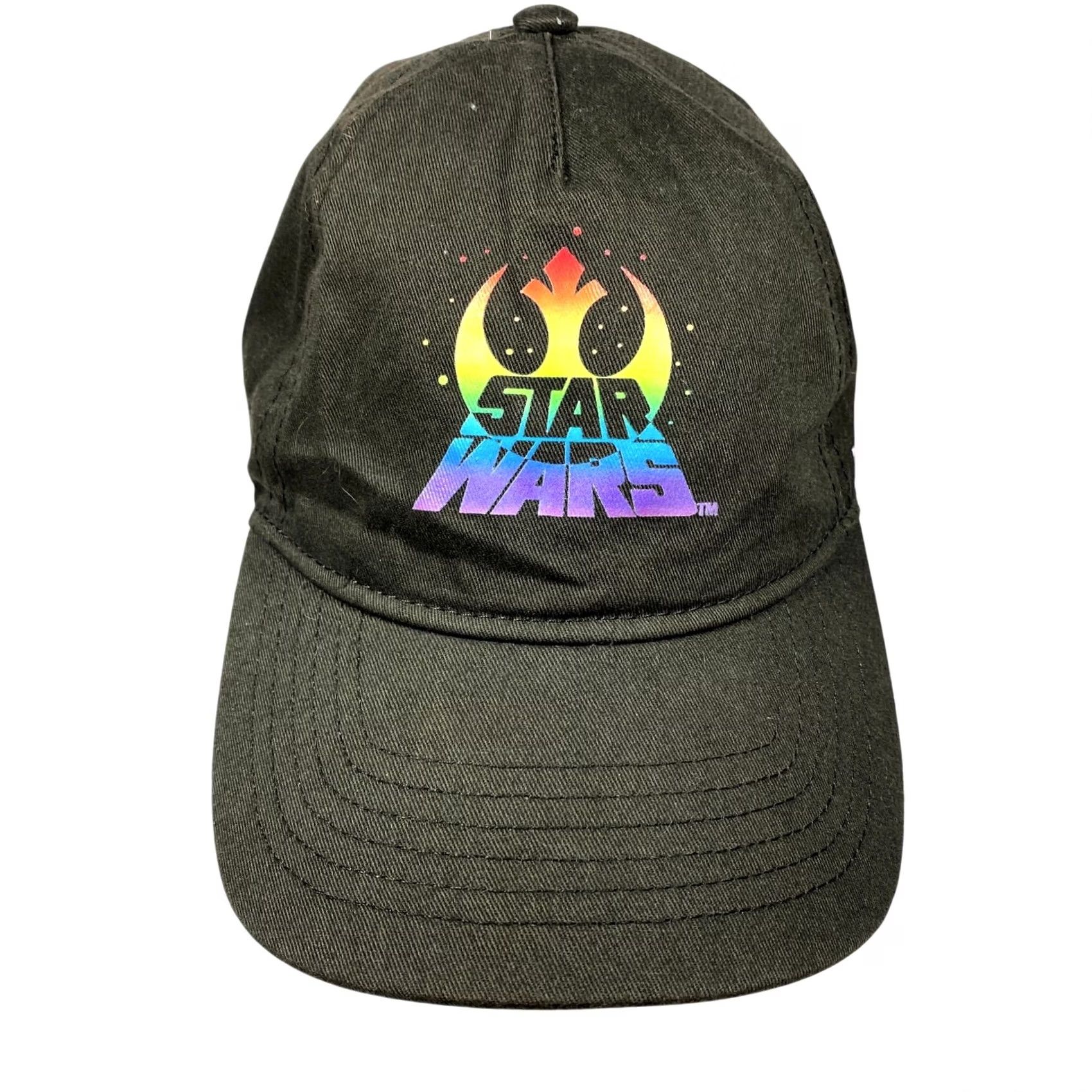 Disney VINTAGE Disney Parks Pride Collection Star Wars Rainbow Rebel Adult Baseball Hat OSFA Size ONE SIZE - 3 Thumbnail
