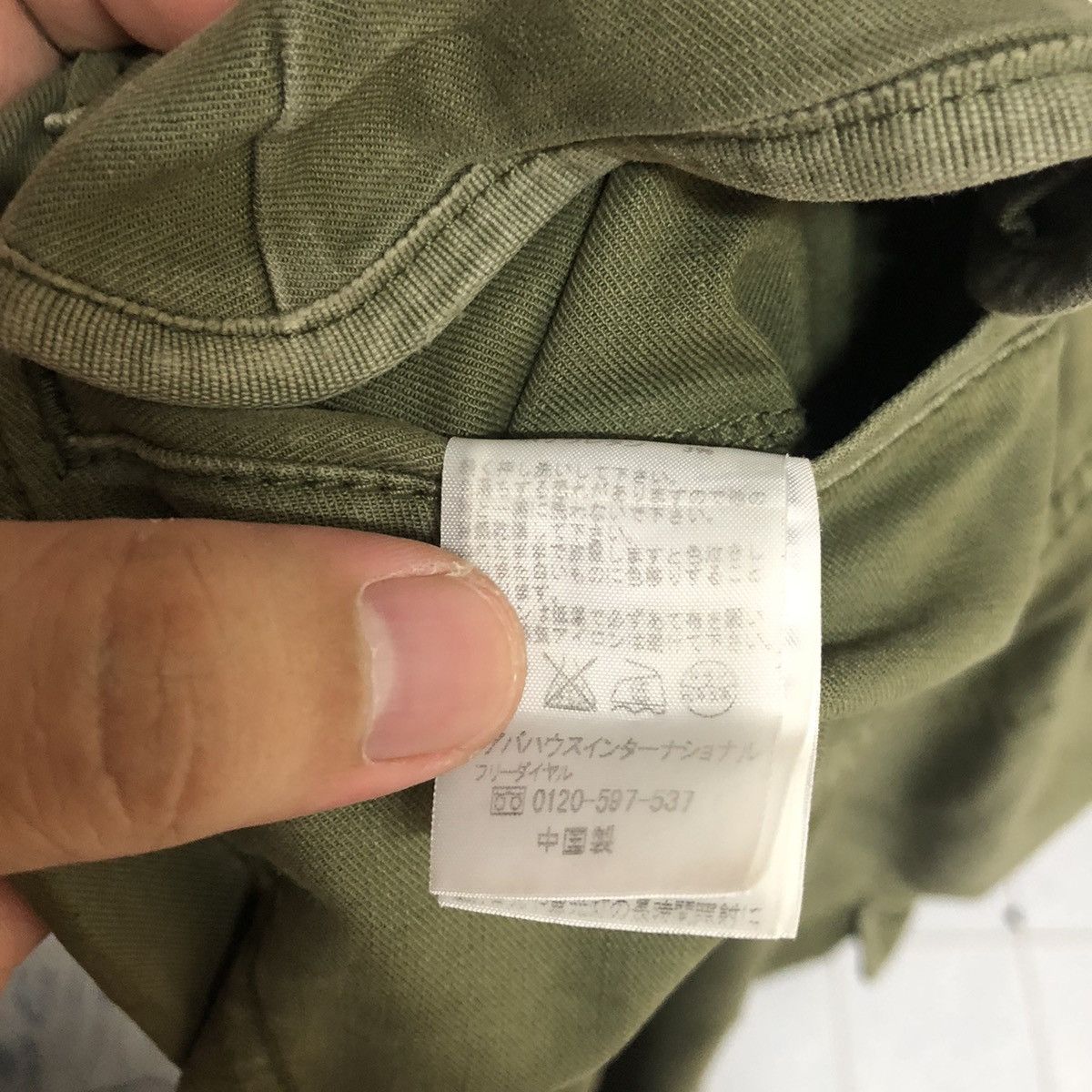 Japanese Brand DL Design Work Green Cargo Multipocket Pants #C634 Size US 31 - 21 Thumbnail