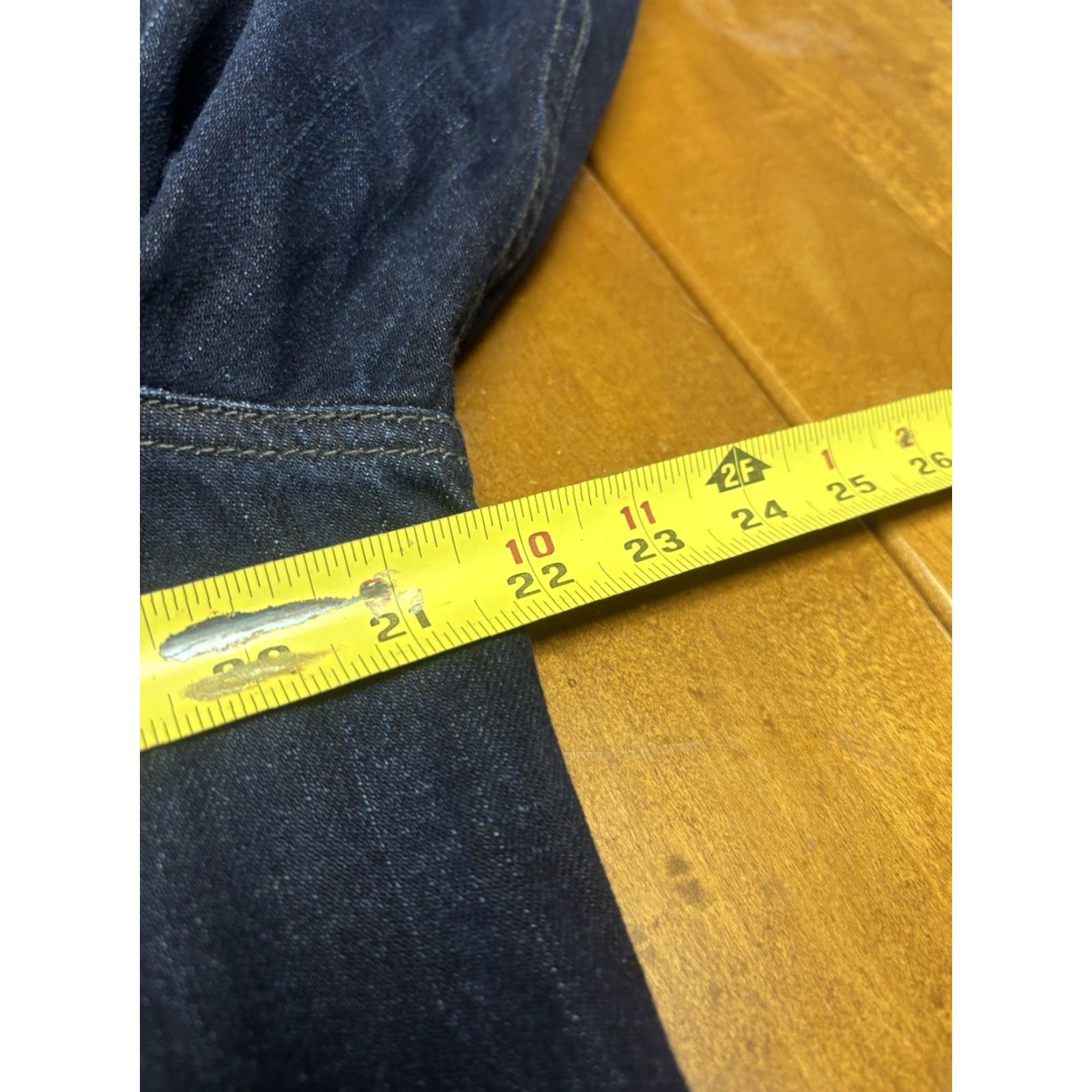 Guess VINTAGE GUESS Denim Jacket Women’s XL Mid-Length Pockets Button Blue Size 40" / US 18 - 3 Thumbnail