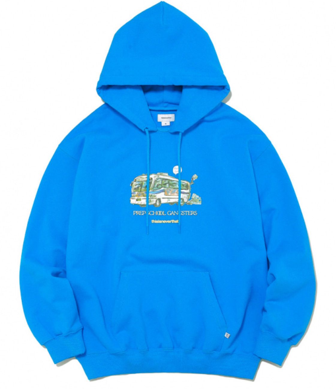 thisisneverthat FW19 WC Bus Hoodie Hooded Sweatshirt Light Blue Size US S / EU 44-46 / 1 - 1 Thumbnail