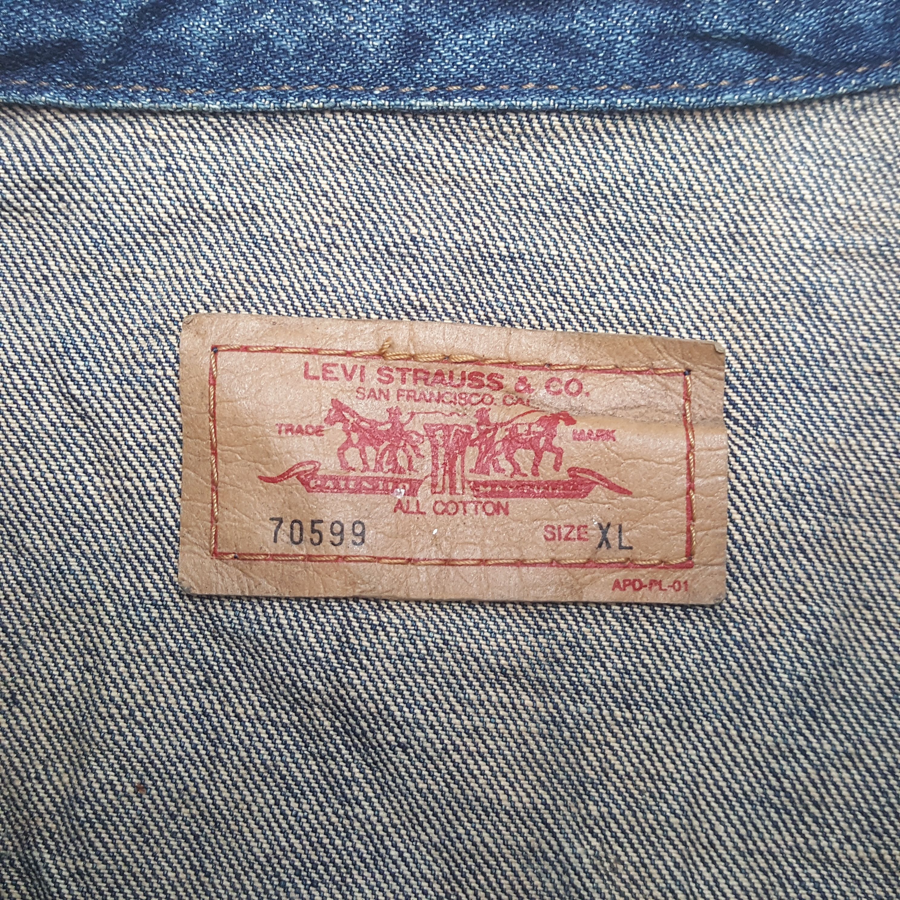 Levi's Vintage Levis 501 American Style Denim Jacket C302N21 Size US M / EU 48-50 / 2 - 7 Thumbnail