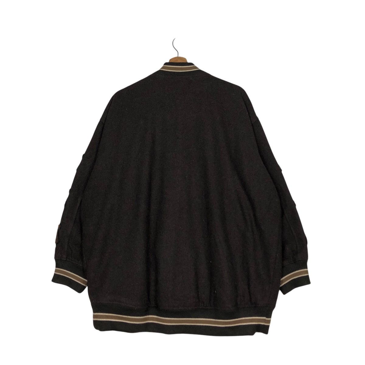 Hysteric Glamour 📌Vintage Bomber Jacket Wool Rivet & Surge Big Logo Design Size US M / EU 48-50 / 2 - 9 Thumbnail