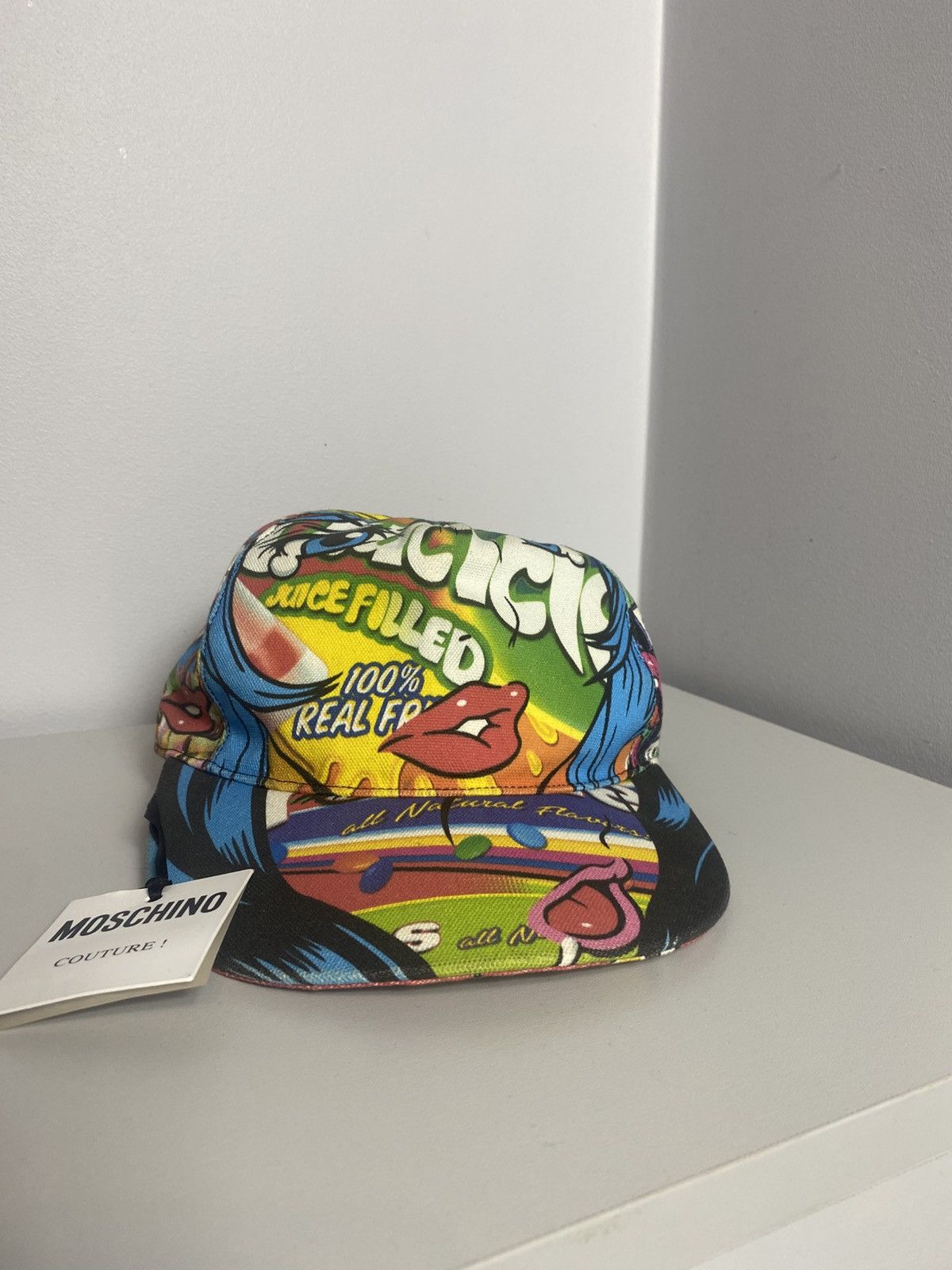 Moschino Moschino pop cap hat with colo pop art print new with rafa Size ONE SIZE - 2 Thumbnail