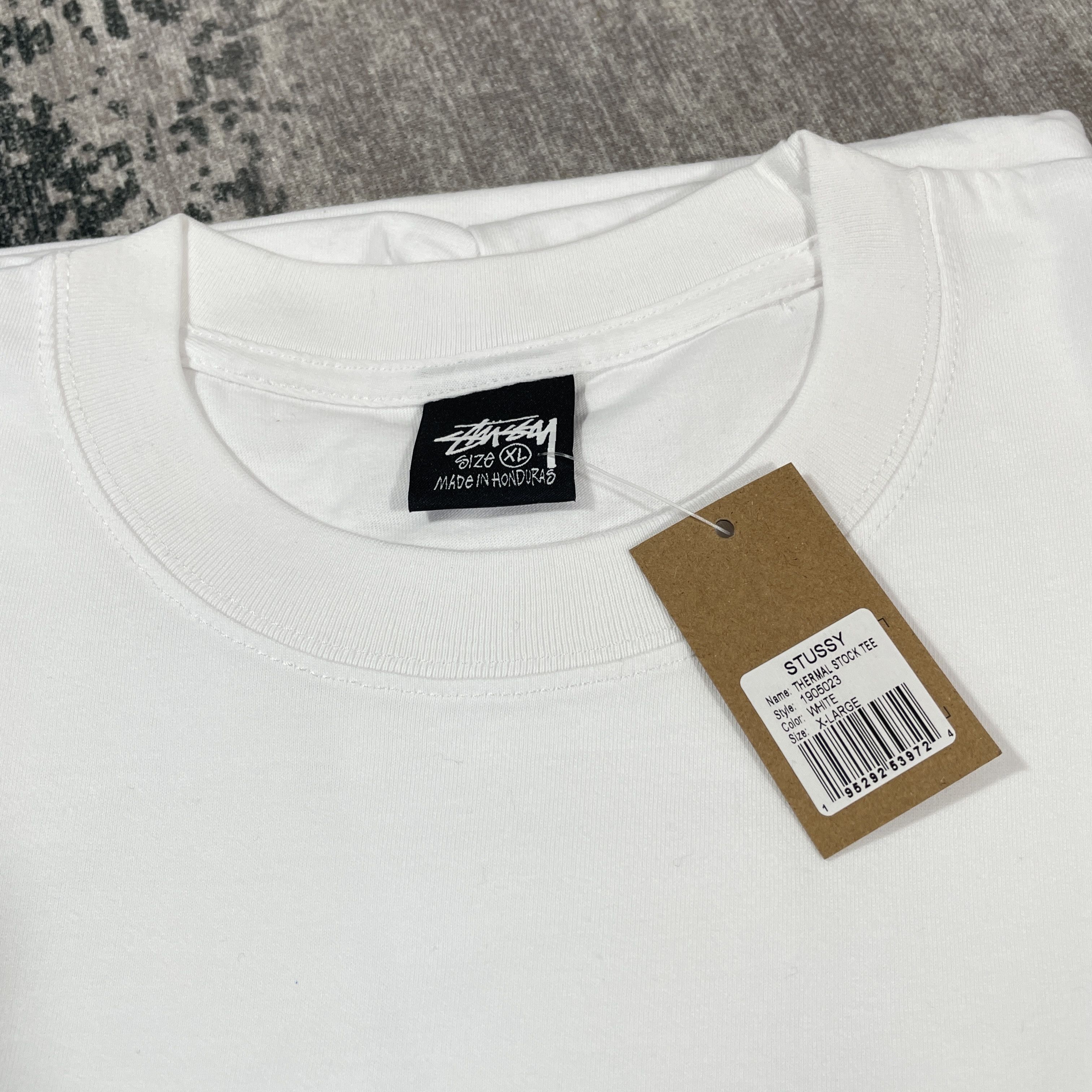 Stussy Stussy Stock Thermal Tee White Size US XL / EU 56 / 4 - 5 Thumbnail