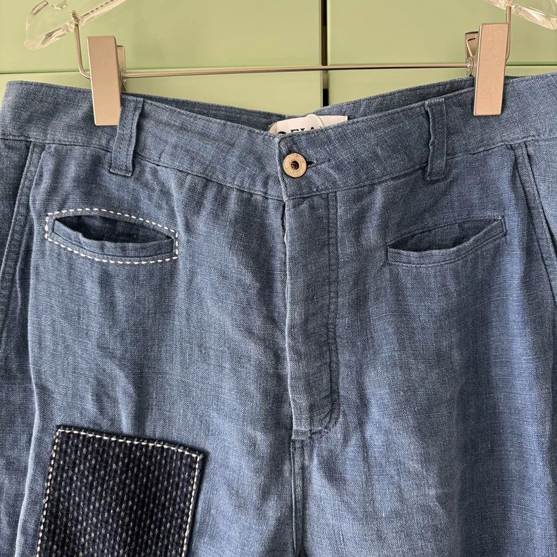 Loewe Loewe Classic design stitching patch jeans Size 32" / US 10 / IT 46 - 6 Thumbnail