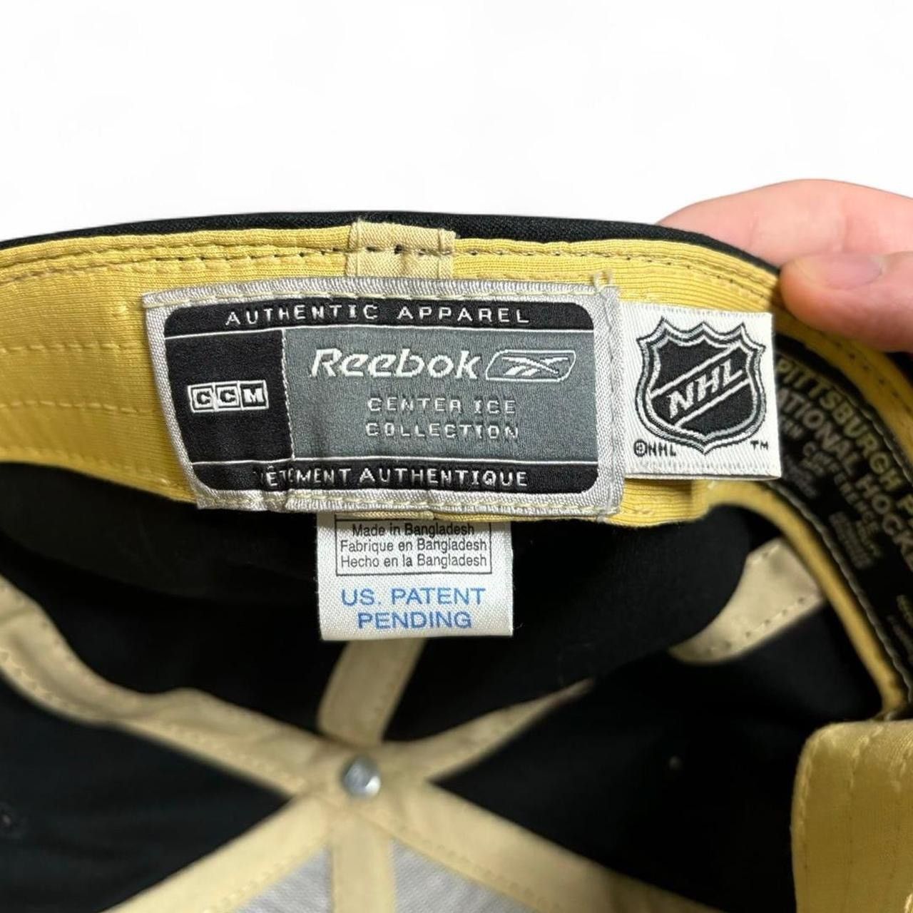 NHL × Vintage Vintage 00s Pittsburgh Penguins Black Fitted Hockey Hat Size ONE SIZE - 7 Thumbnail