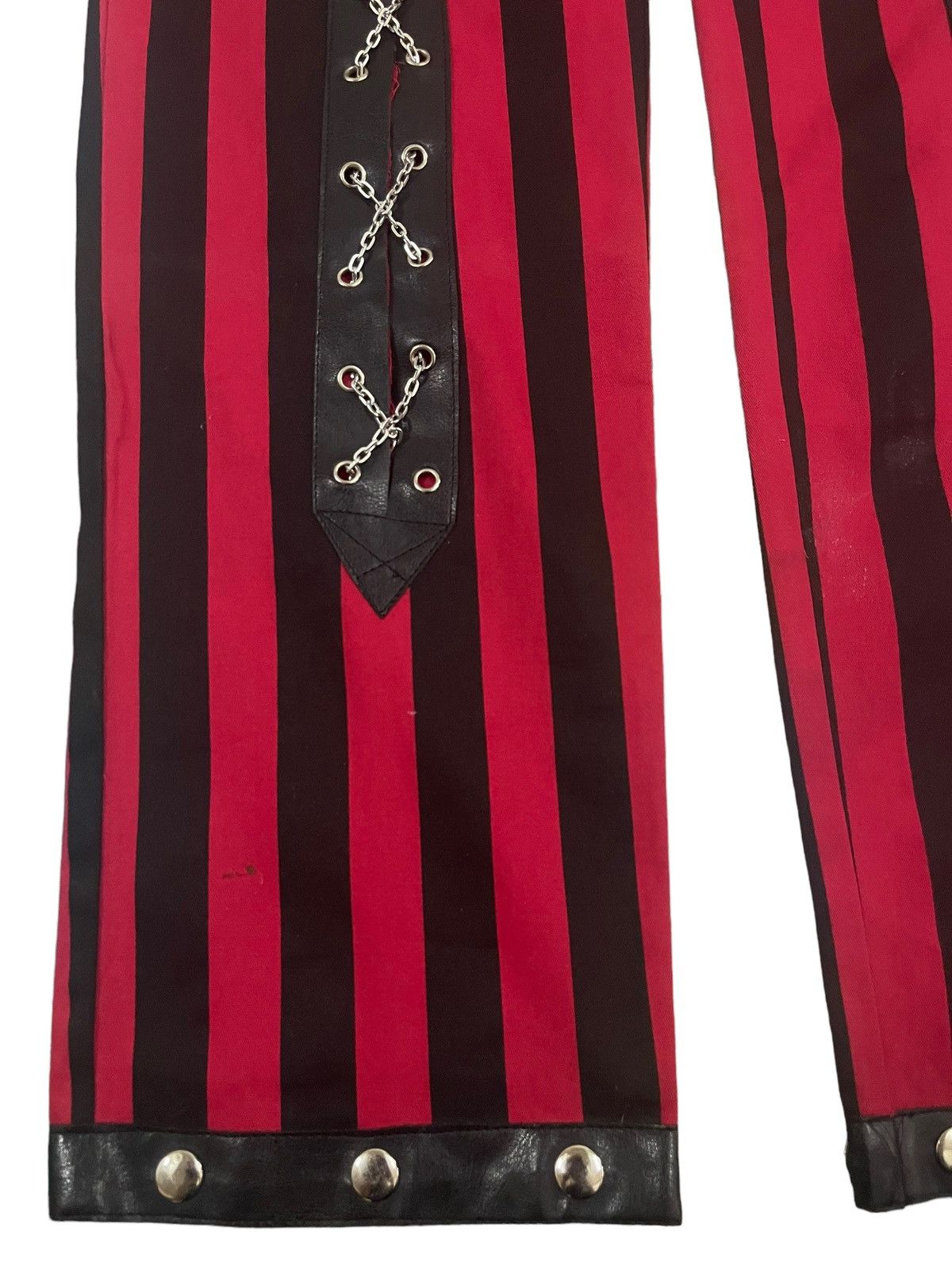 Seditionaries Vintage Japanese Brand Punk Stripe Bondage Style Pants Size US 31 - 5 Thumbnail