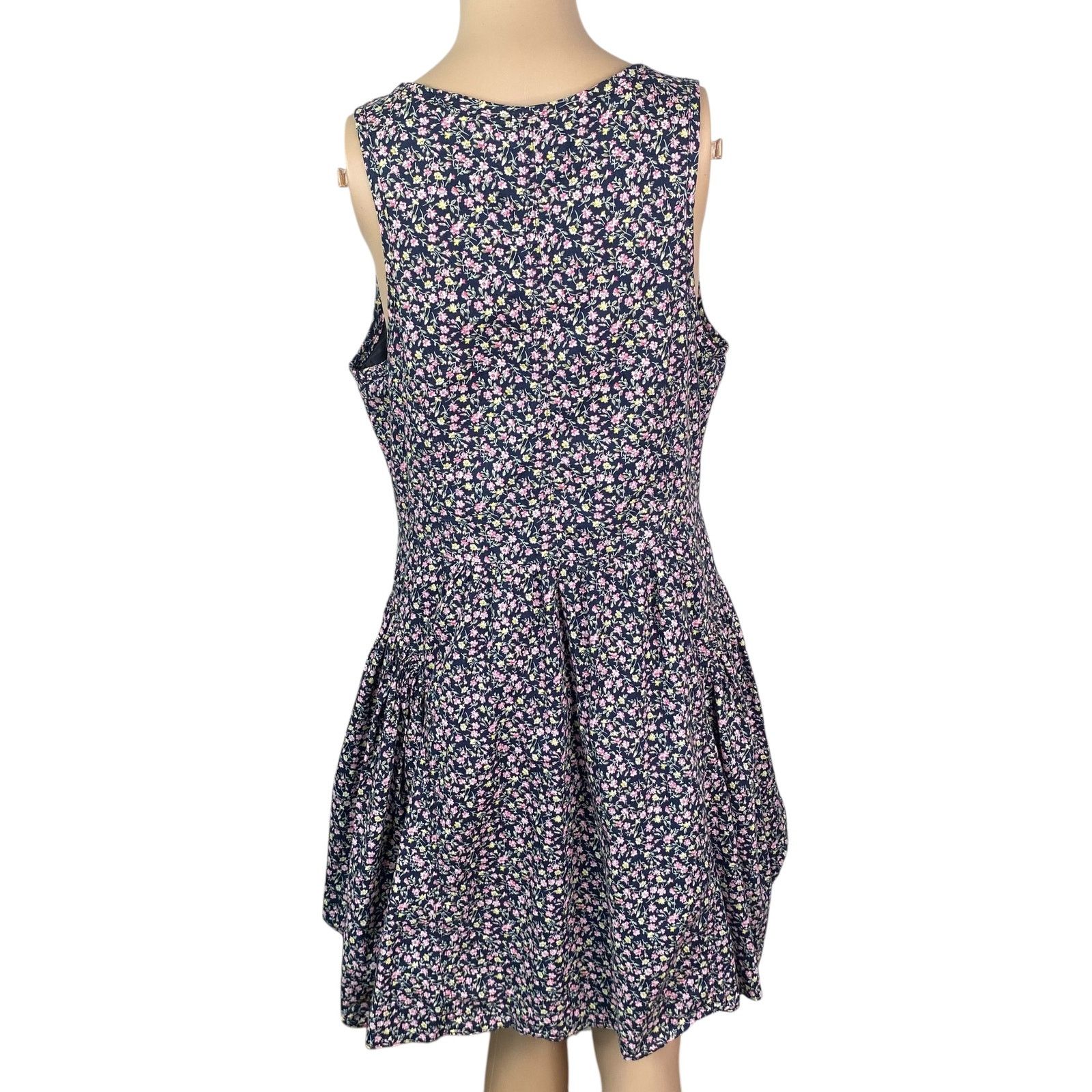 Anthropologie Anthropologie Maeve Alyssum Ditsy Floral Bustled Dress SZ 12 Size XL / US 12-14 / IT 48-50 - 10 Thumbnail