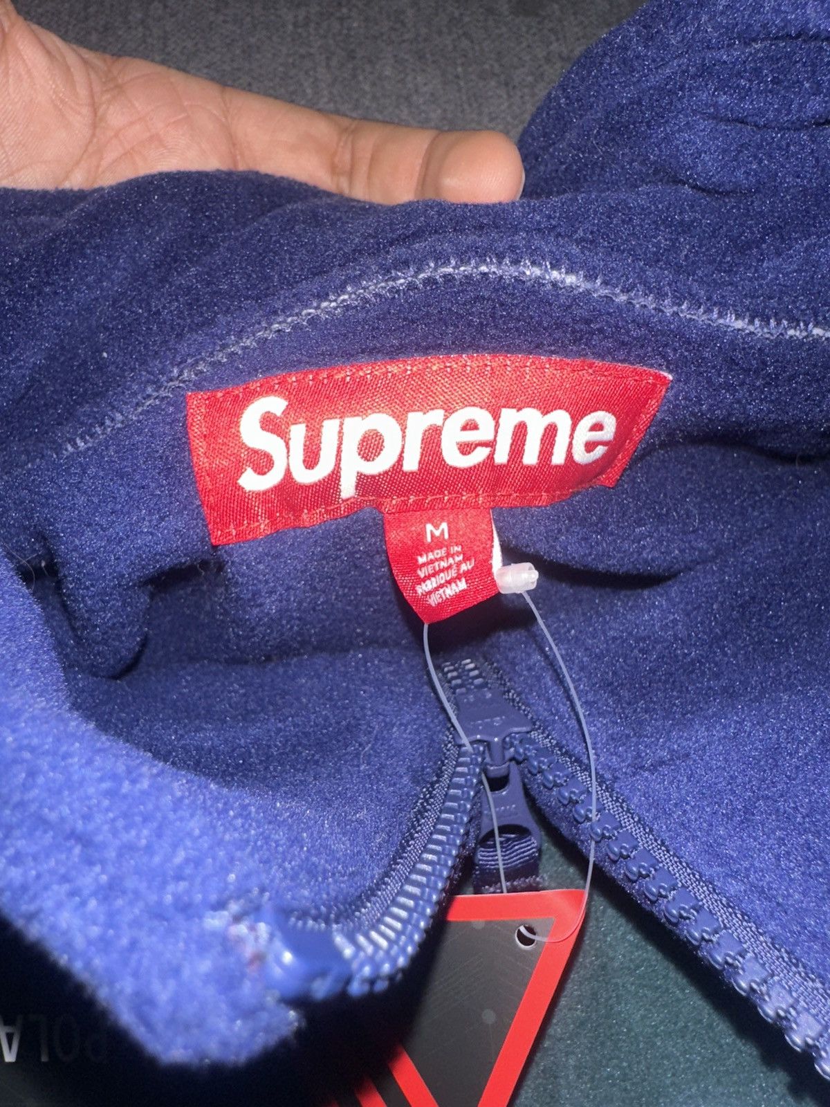 Supreme Supreme polartec zipup jacket (Blue) FW23 Size US M / EU 48-50 / 2 - 3 Thumbnail