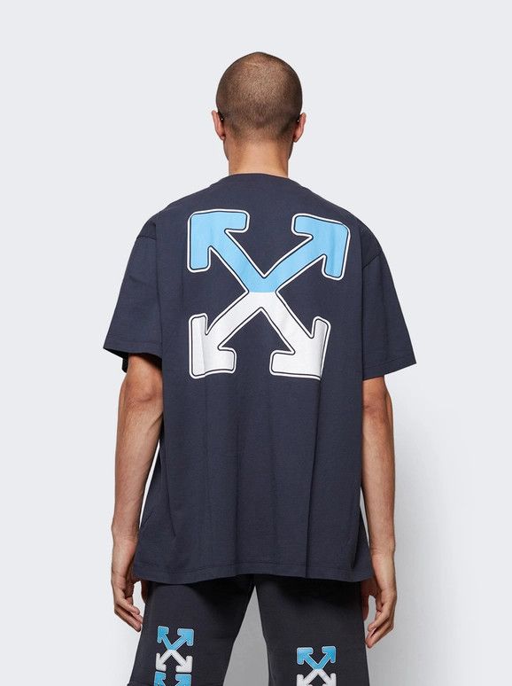 Off-White o1gr1nt1124 Between Arrow Over S/S T-Shirt in Outer Space Size XS / US 0-2 / IT 36-38 - 5 Thumbnail