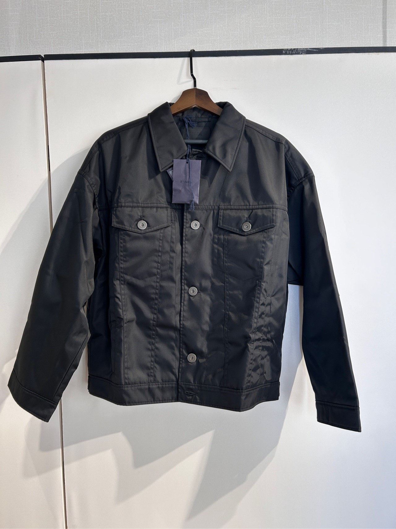 Prada Prada Men's Regenerated Nylon Jacket Size US M / EU 48-50 / 2 - 1 Thumbnail